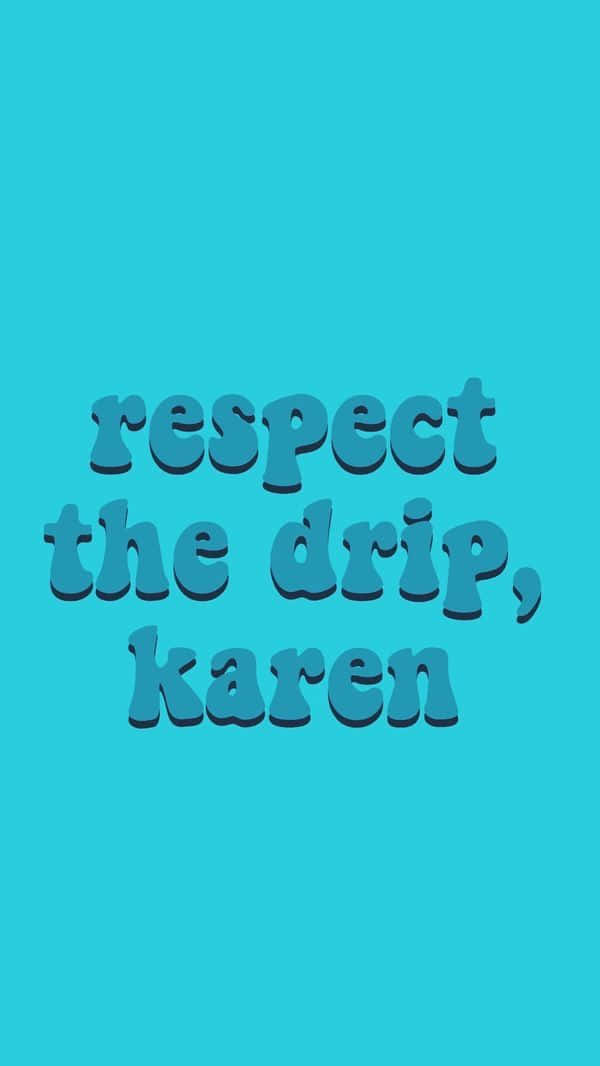 Meme iPhone, cyan, 3d-style text, SD Phone Wallpaper