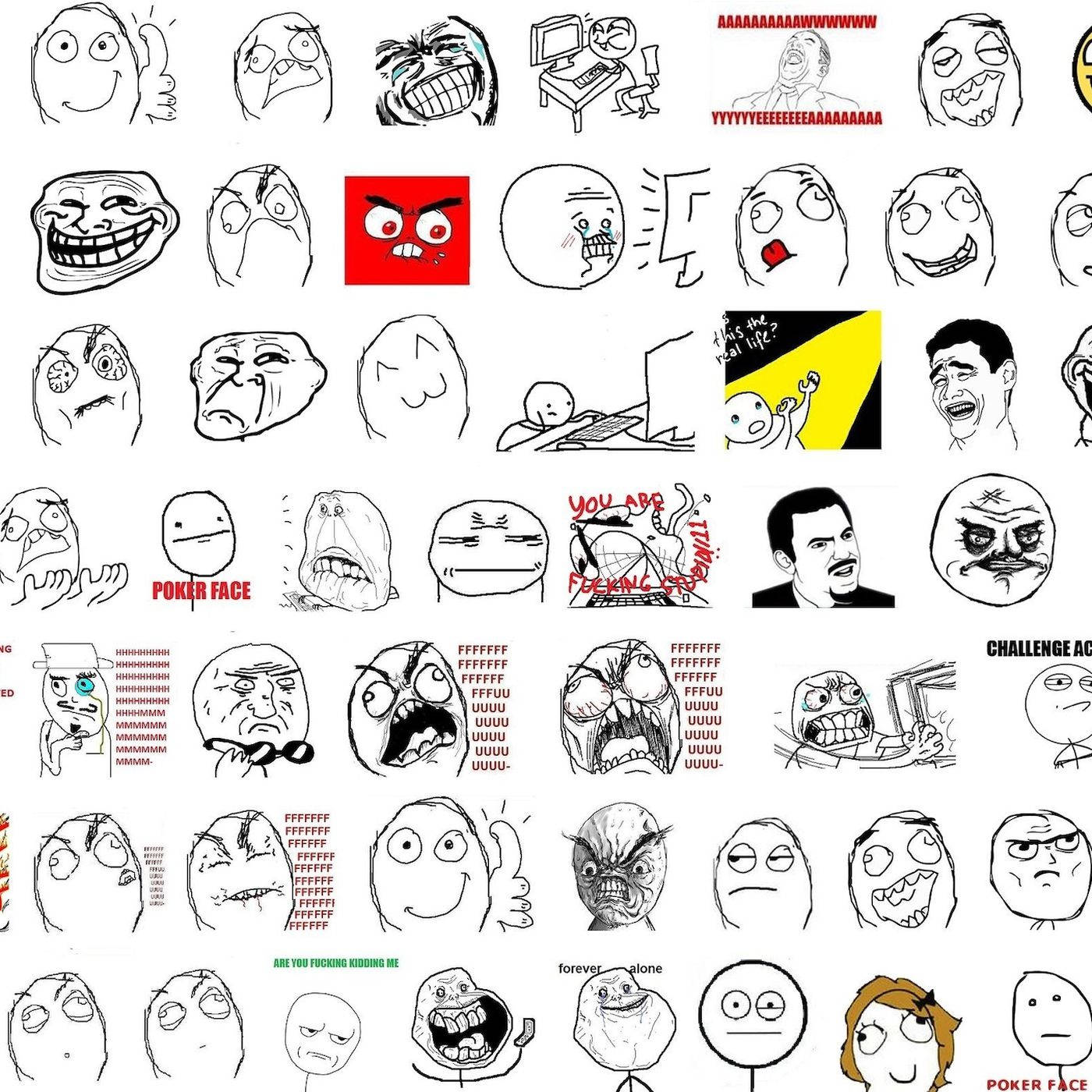 hilarious meme faces, internet memes, exaggerated cartoon faces, HD Desktop Wallpaper