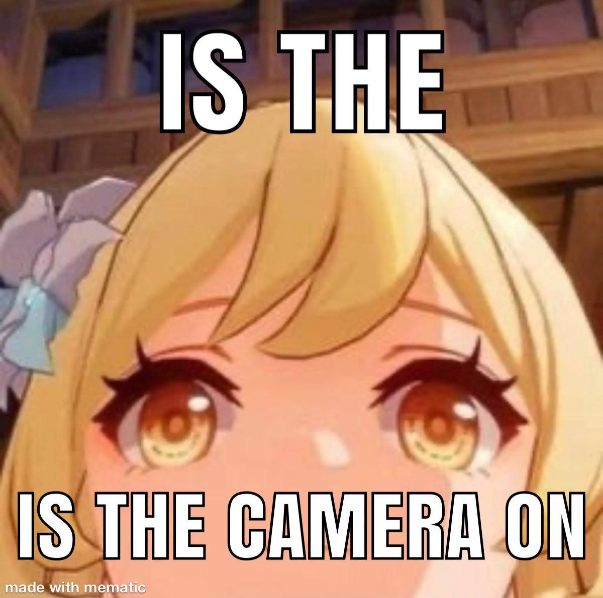 Meme Pfp, anime girl, blonde hair, SD Desktop Wallpaper