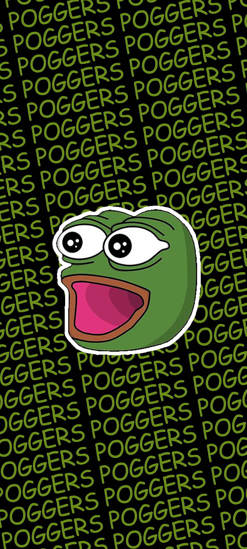 green frog meme, wide eyes, open mouth, HD Phone Wallpaper