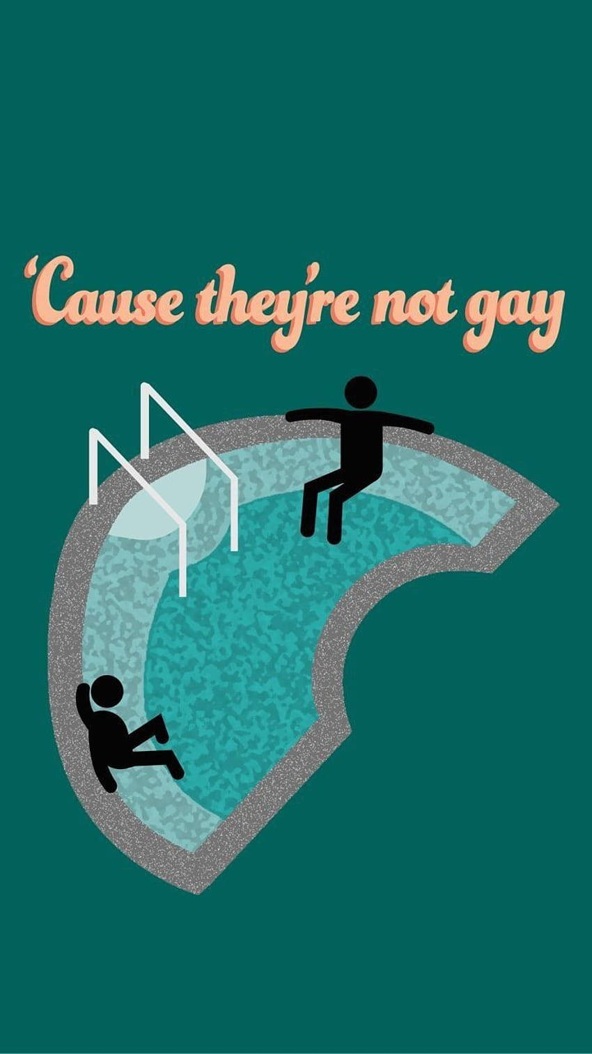 Meme Phone, stick figures, stylized pool, HD Phone Wallpaper