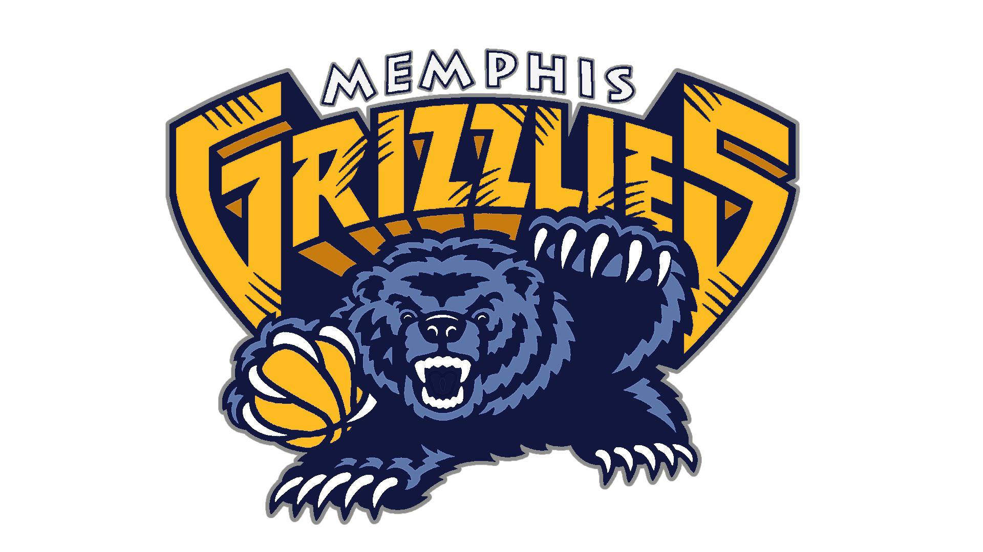 Memphis Grizzlies, yellow, 3D, Full HD Desktop Wallpaper