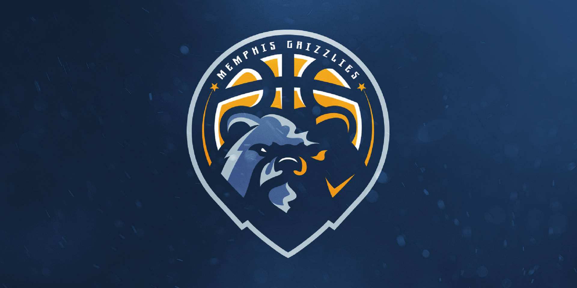 Memphis Grizzlies, grizzly bear head, basketball design, Full HD Desktop Wallpaper