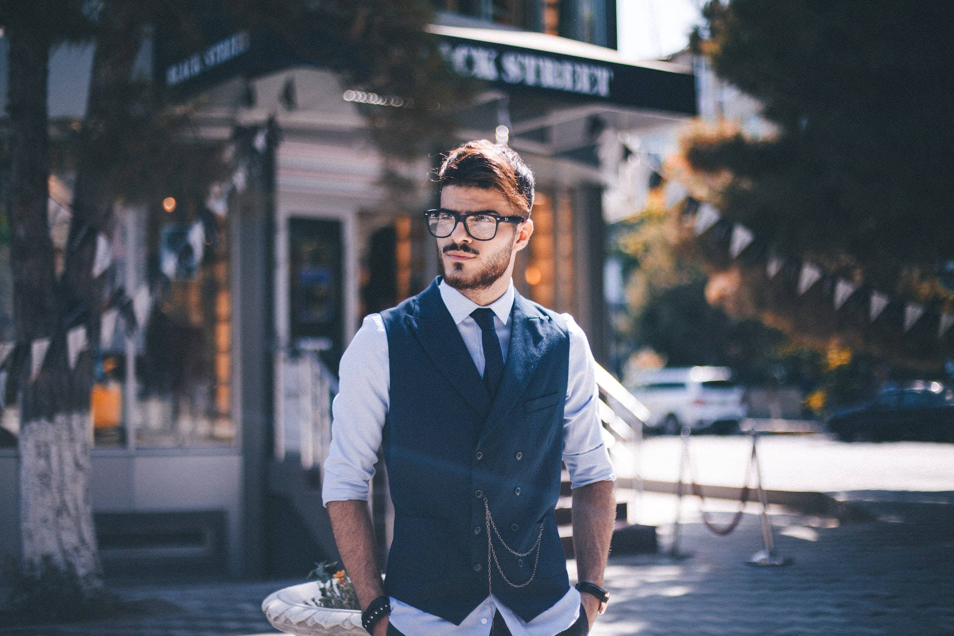 mens haircut, semi formal, glasses, Full HD Desktop Wallpaper