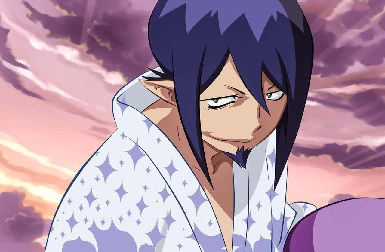 Mephisto Pheles, dark purple hair, pointed ears, HD Desktop Wallpaper