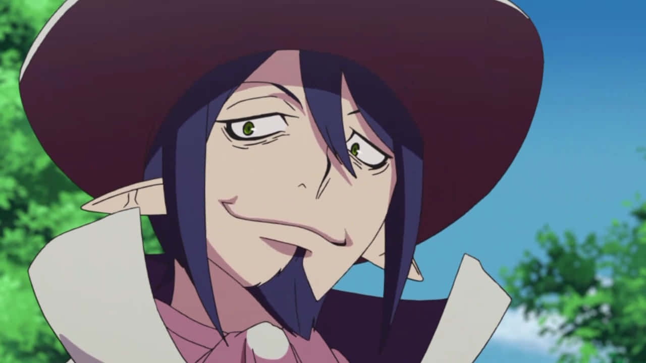 Mephisto Pheles, smirk, anime character, HD Desktop Wallpaper