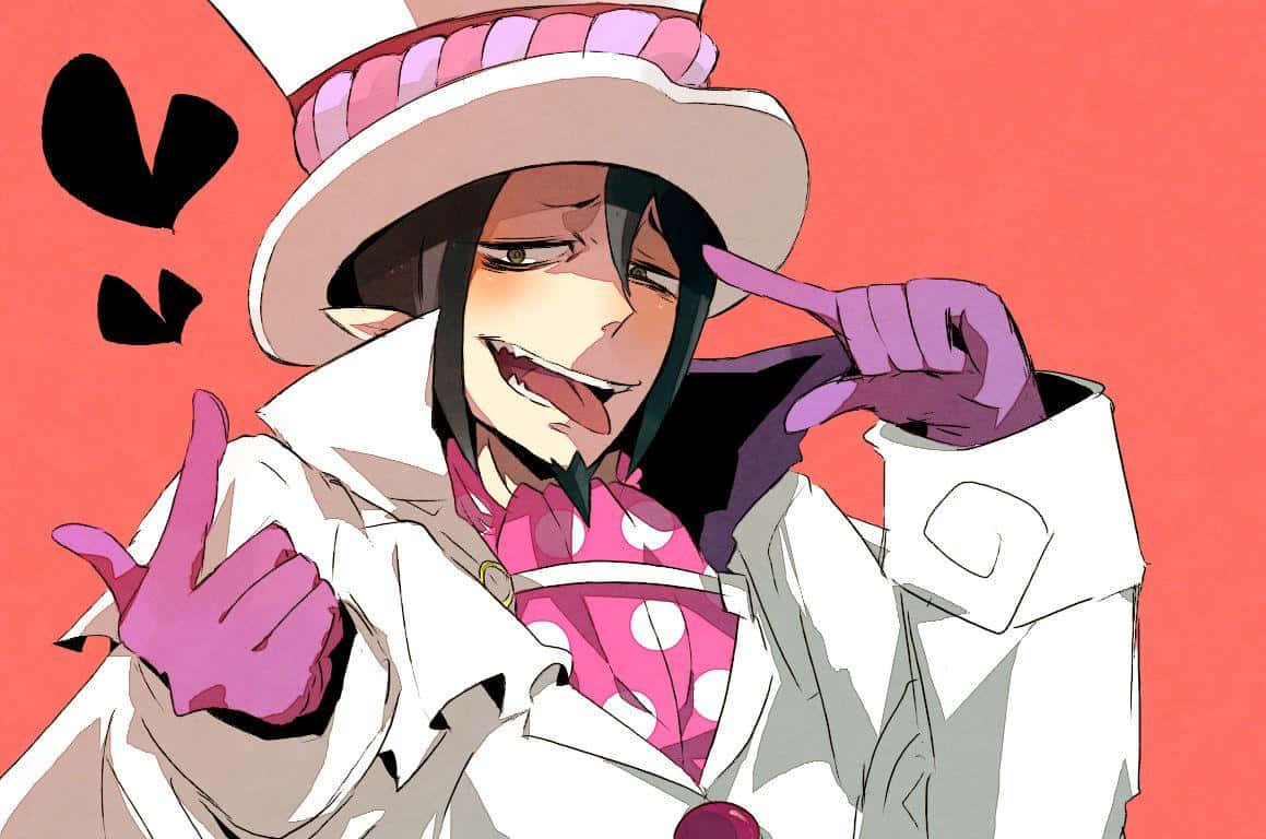 Mephisto Pheles, full demon form, white coat, SD Desktop Wallpaper