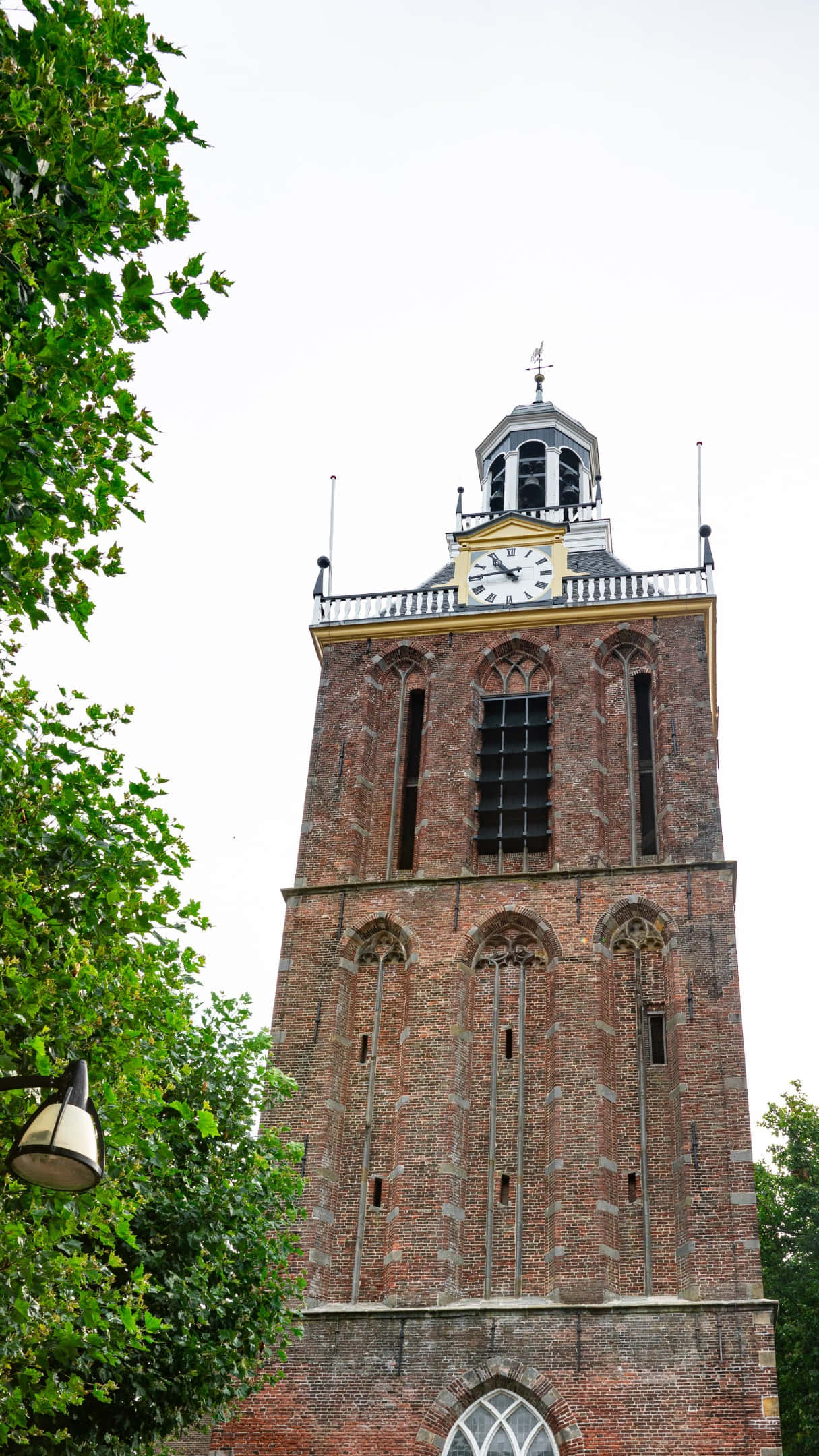 Meppel, historical church tower, brick church tower, Full HD Phone Wallpaper