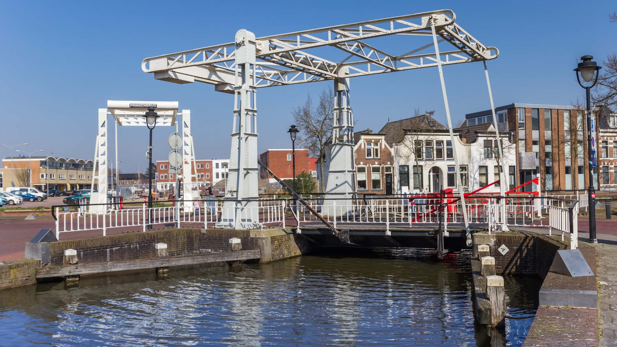 Meppel, historic Dutch drawbridge, bascule bridge, Full HD Desktop Wallpaper