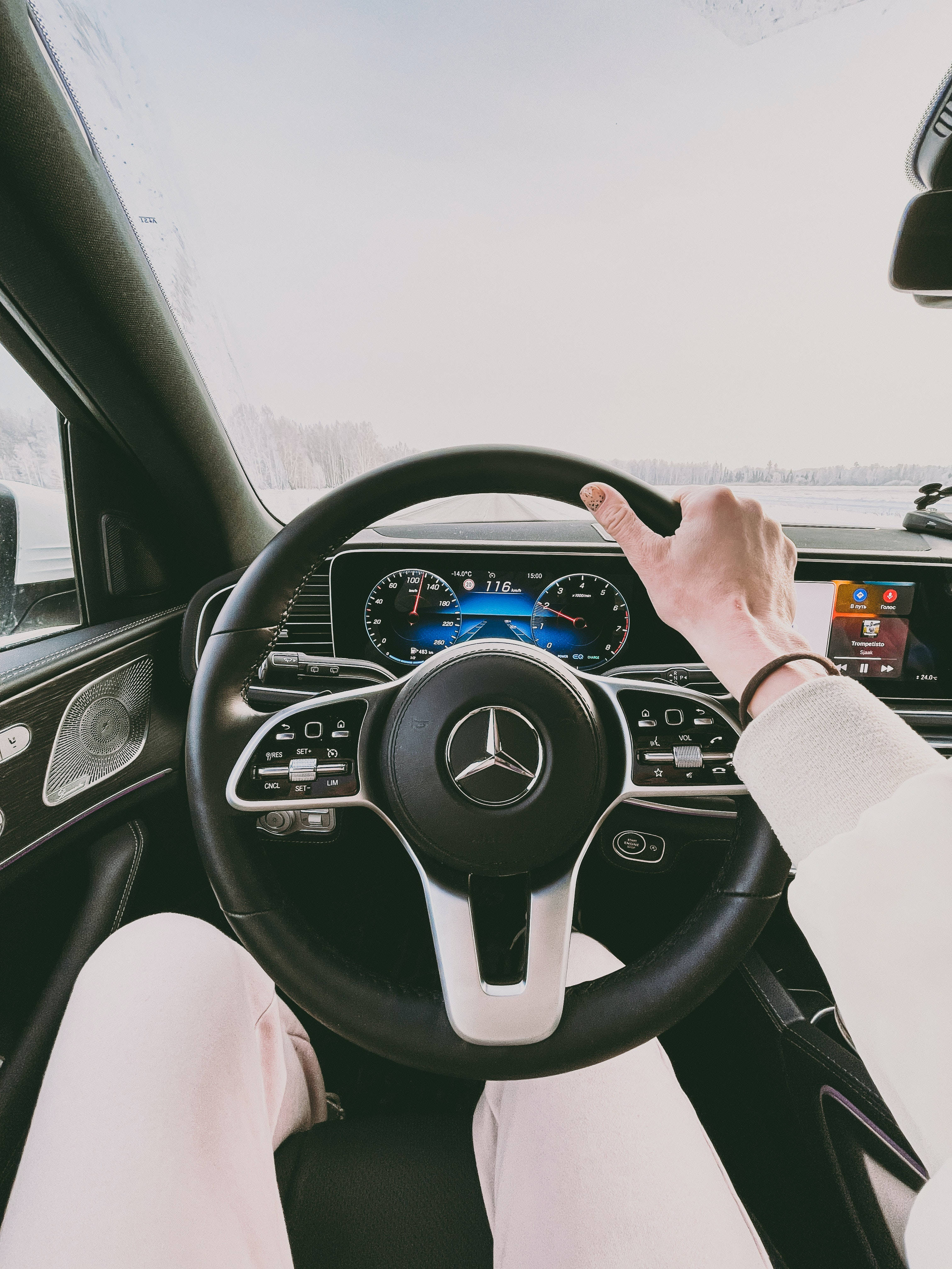 Mercedes AMG, iPhone, luxury car, 4K Phone Wallpaper