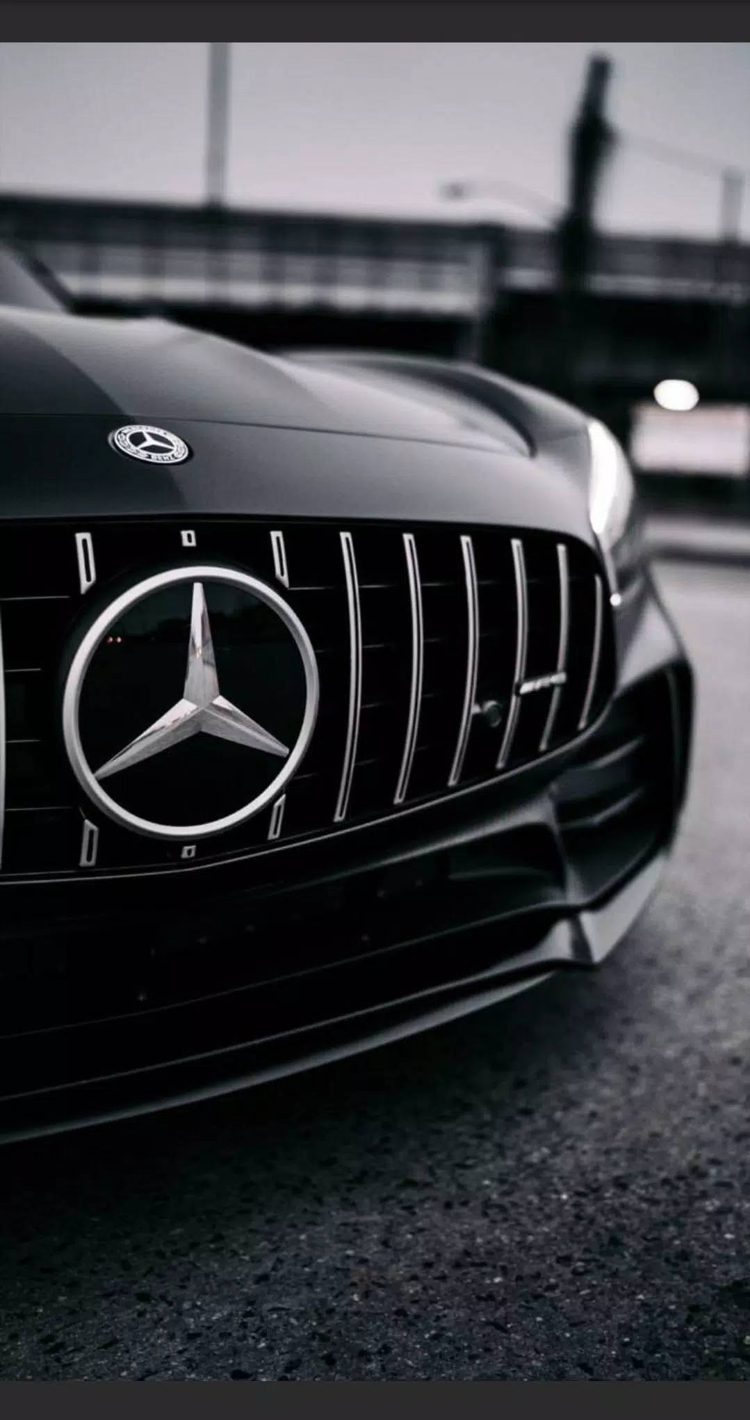 Matte black, Mercedes AMG, grille, Full HD Phone Wallpaper