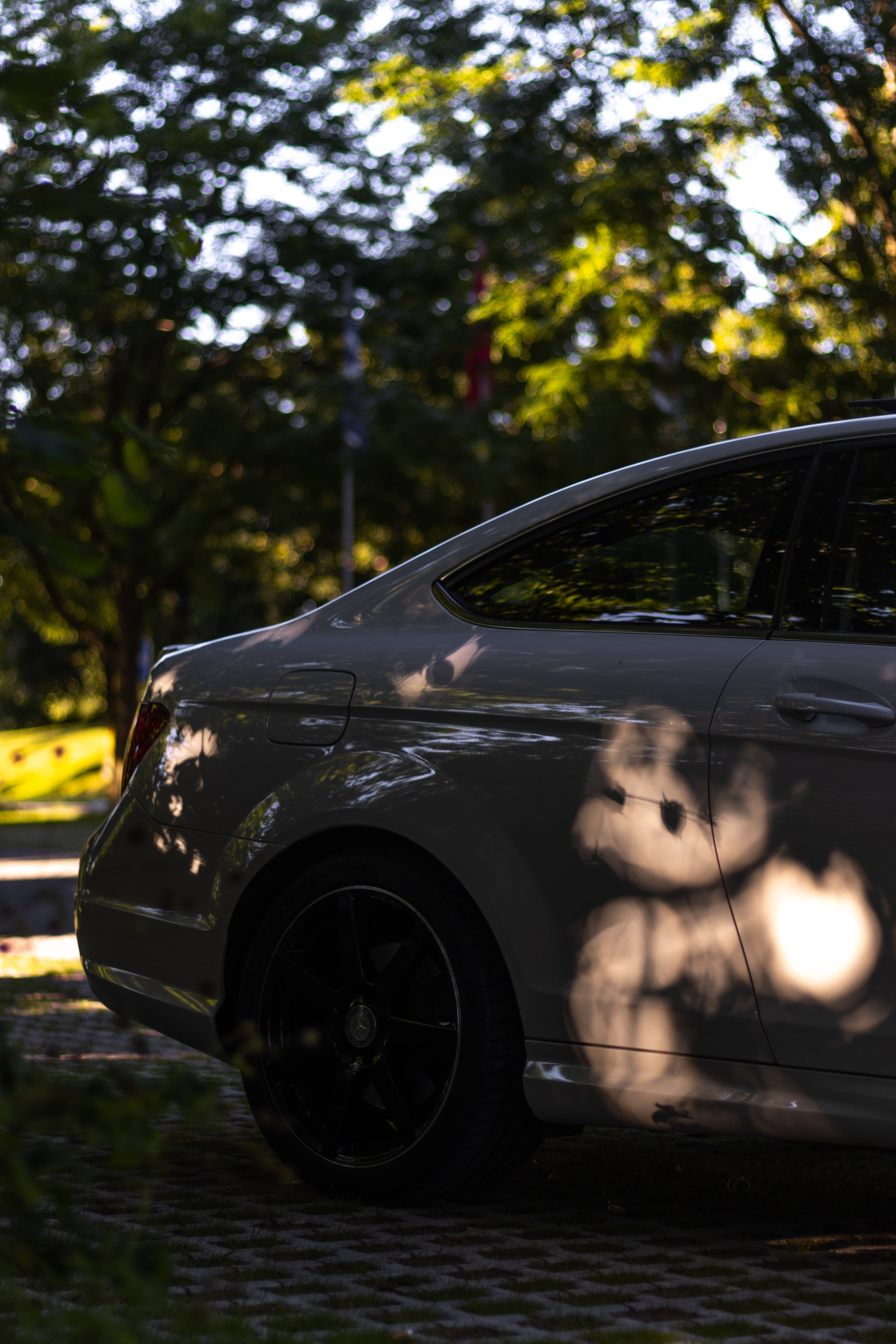 Mercedes Amg, side skirt, gray sedan, 5K Phone Wallpaper