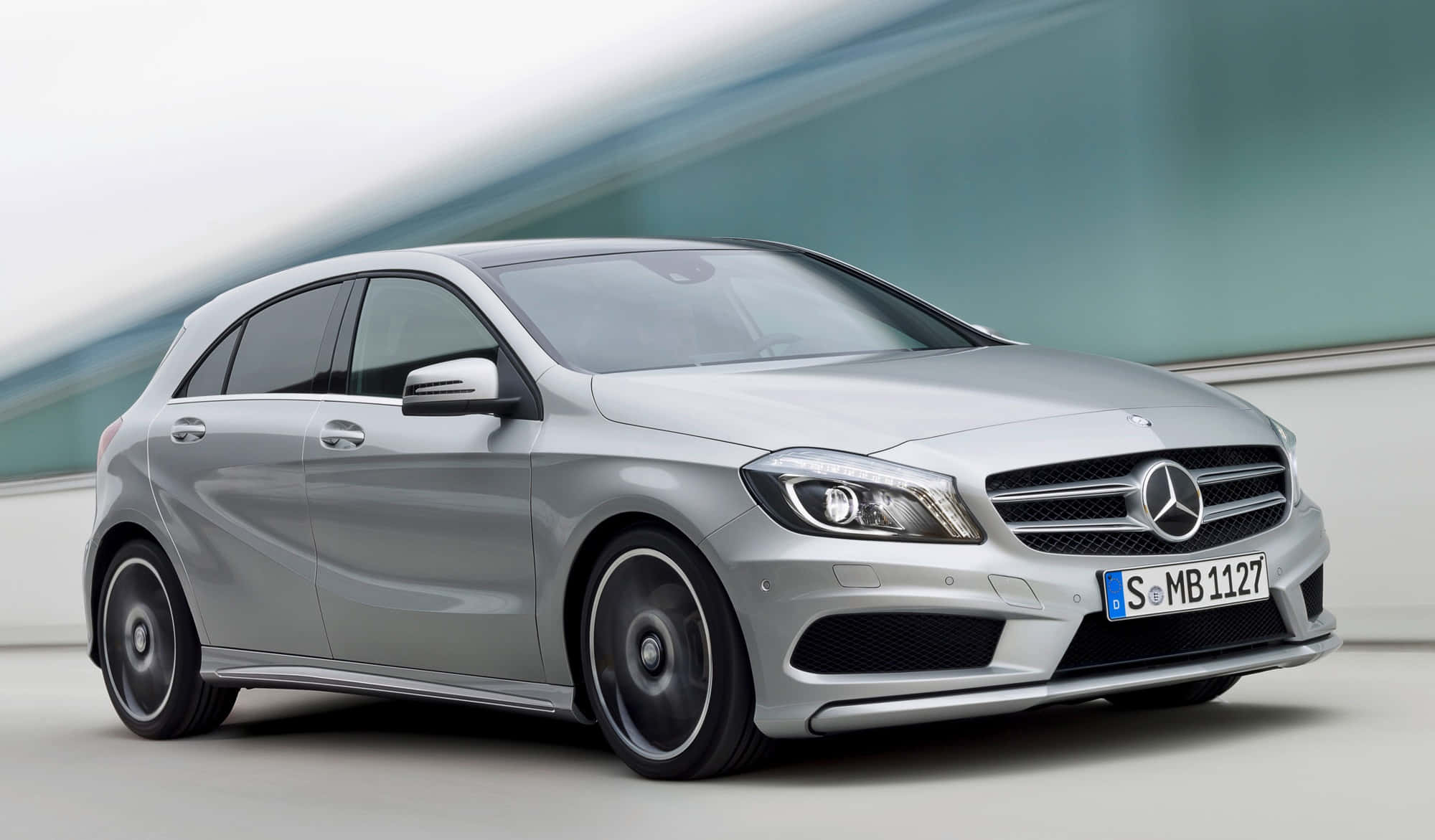Mercedes Benz A-Class, 2000 x 1171, sleek silver, Full HD Desktop Wallpaper