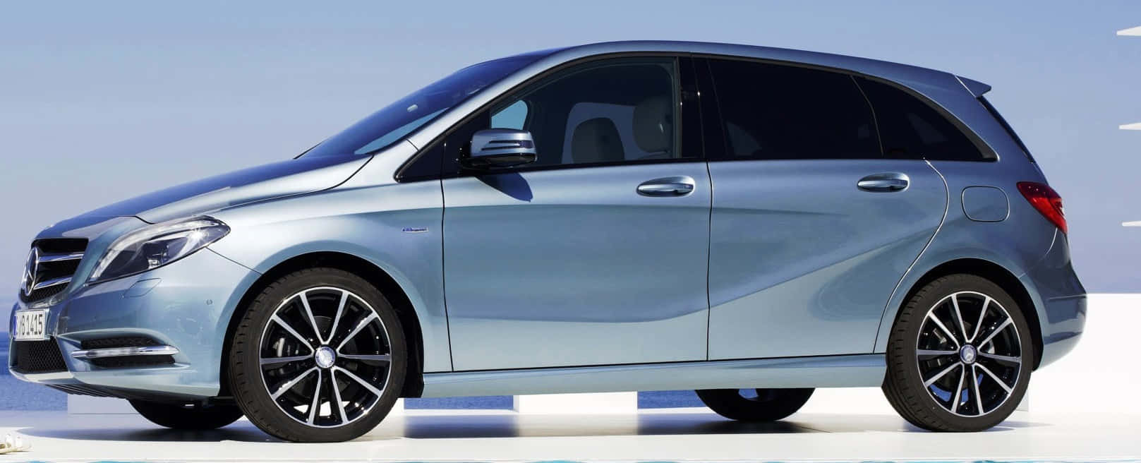 Mercedes-Benz B-Class, silver, station wagon, HD Desktop Wallpaper