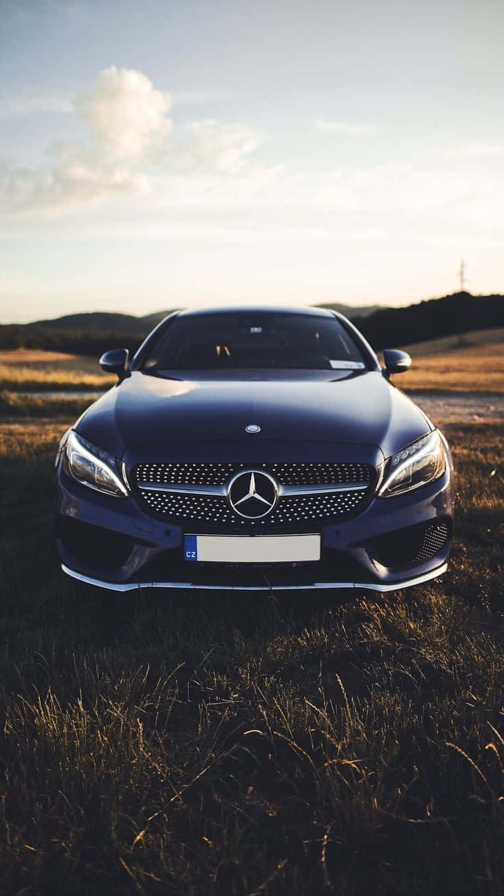 Mercedes Benz Clase E, dark blue, sedan, HD Phone Wallpaper