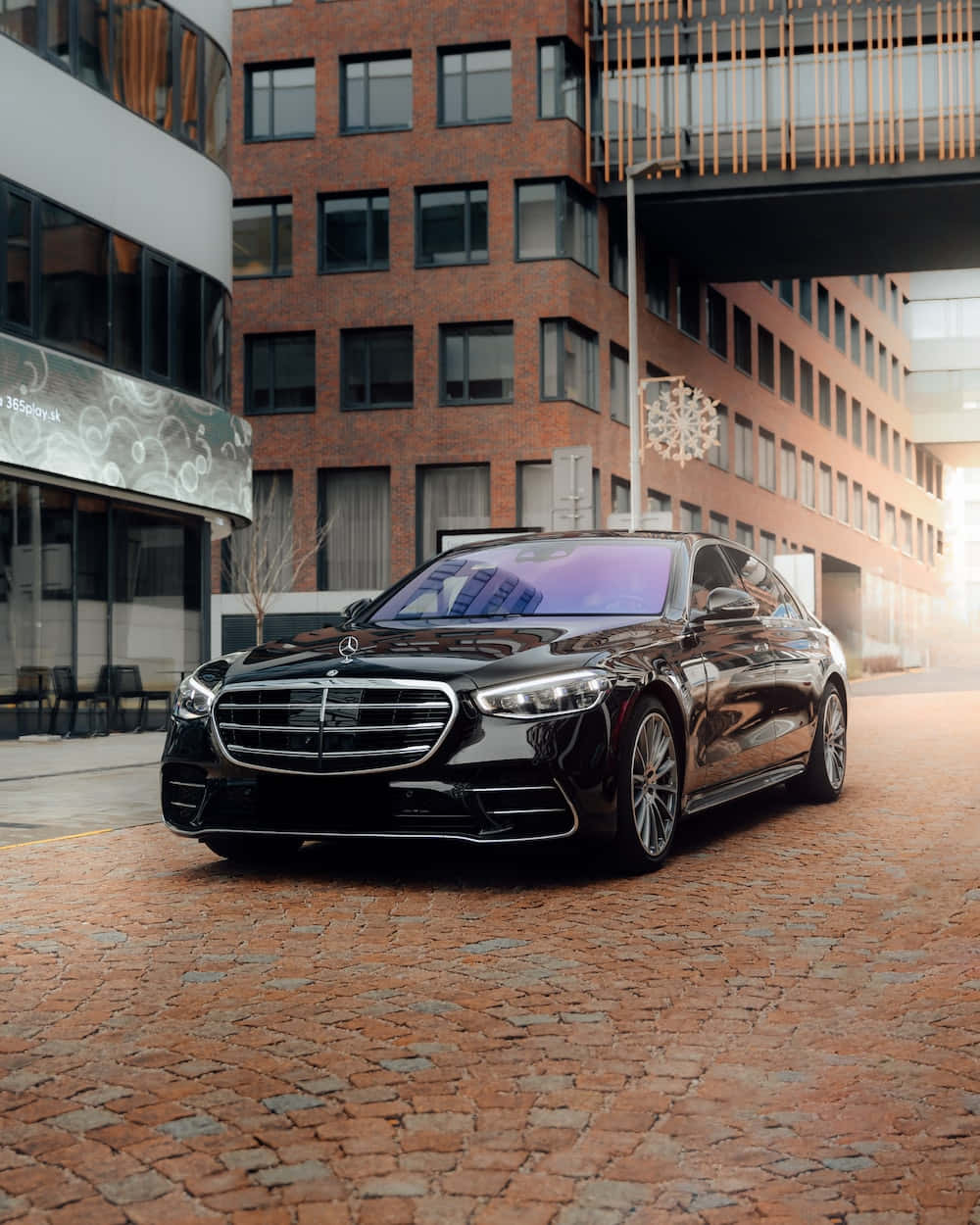 Mercedes Benz S-class, 2021, sleek black, SD Phone Wallpaper