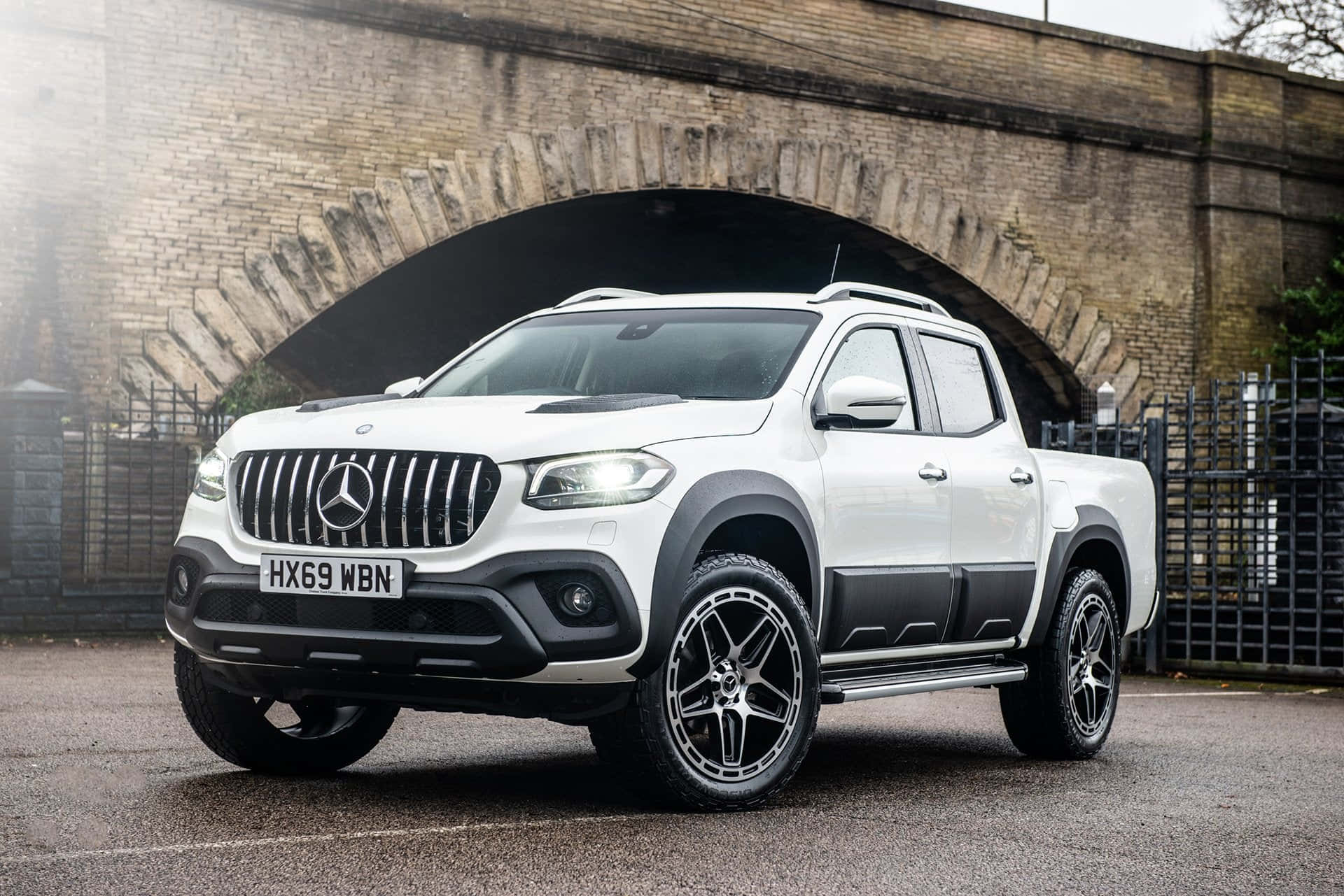 Mercedes Benz X-Class, white, pickup truck, Full HD Desktop Wallpaper