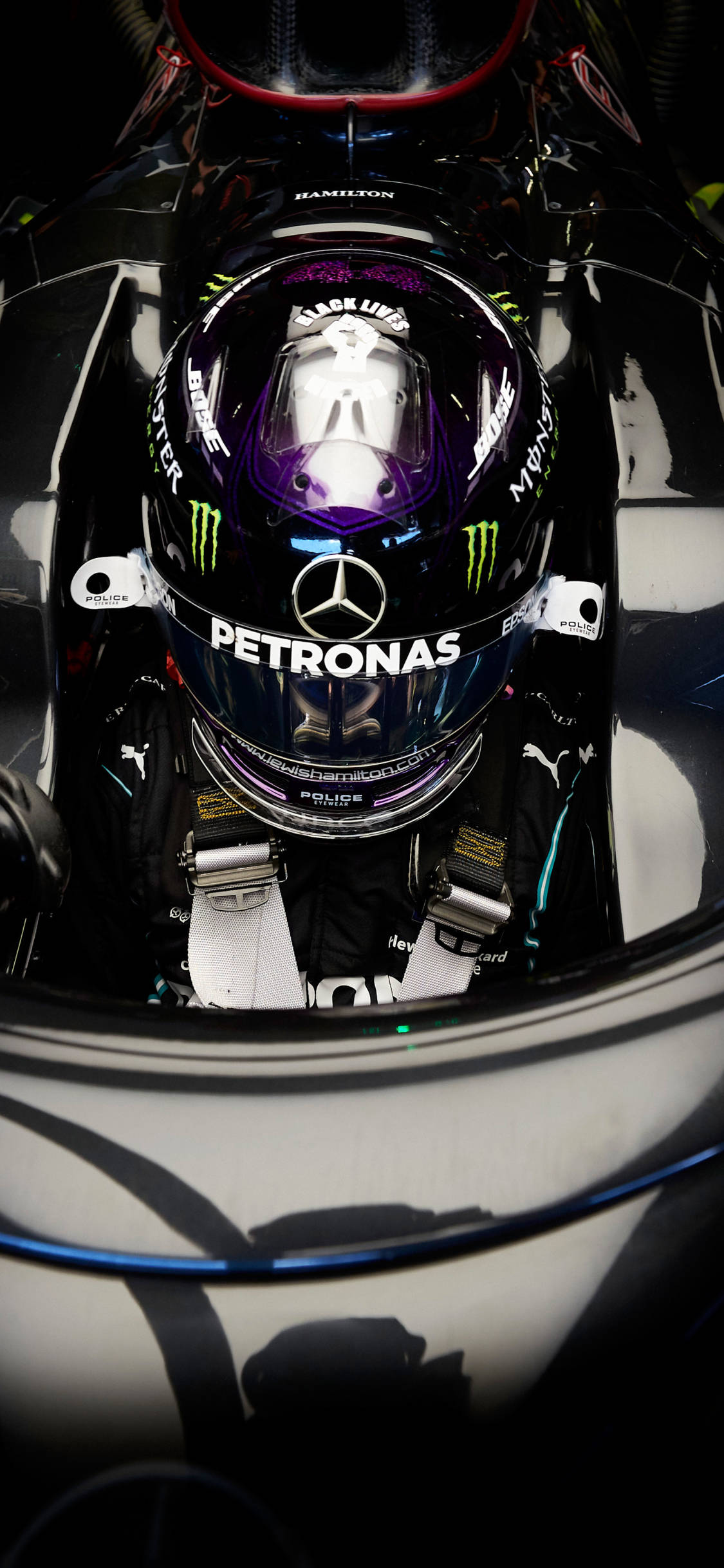 Mercedes F1, iPhone, Formula 1 driver, Full HD Phone Wallpaper