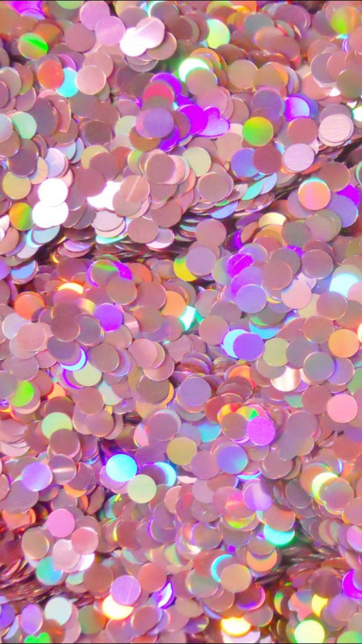 Mermaid Glitter, iridescent pink, purple circular sequins, Full HD Phone Wallpaper