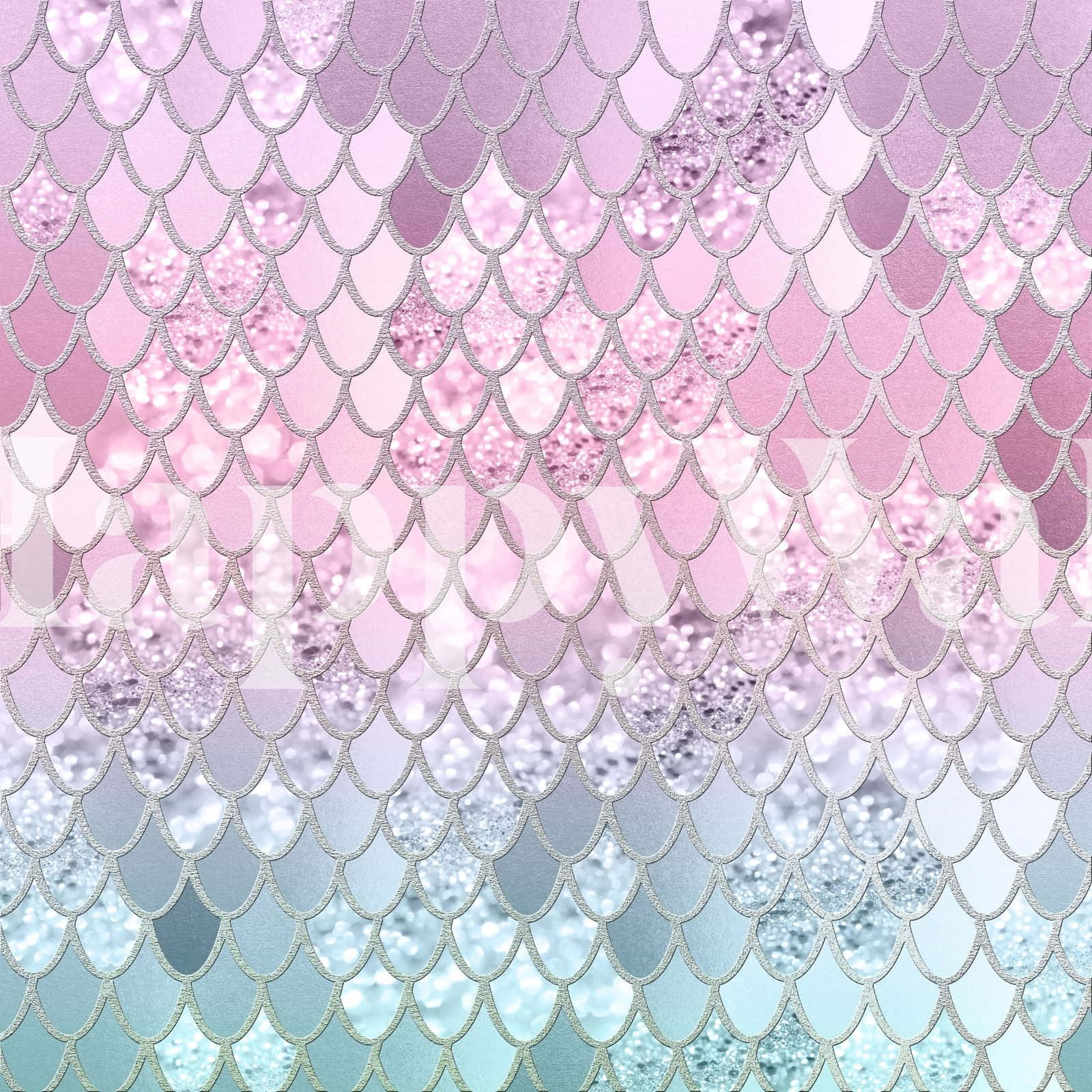 mermaid scales, pink and blue, glittery texture, HD Desktop Wallpaper