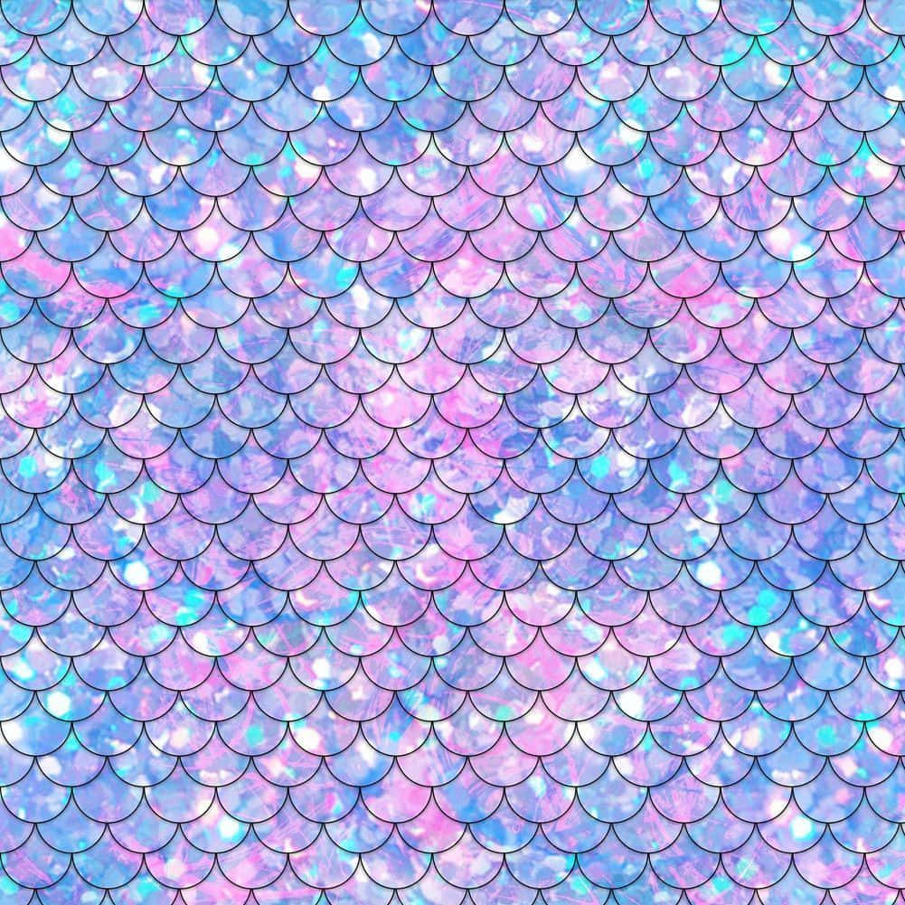 Mermaid Glitter, shimmering, iridescent scales, SD Desktop Wallpaper