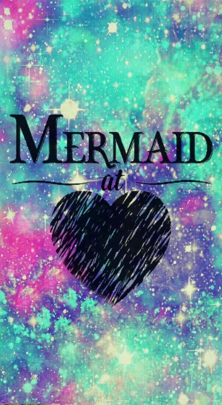 Mermaid Glitter, teal, pink, HD Phone Wallpaper