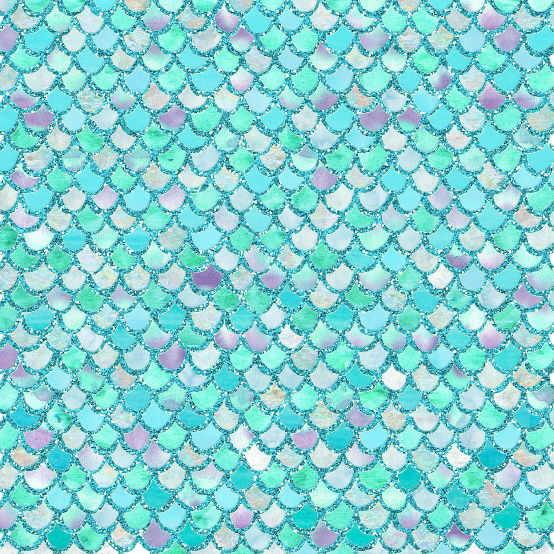 mermaid, iridescent teal, lavender, HD Desktop Wallpaper