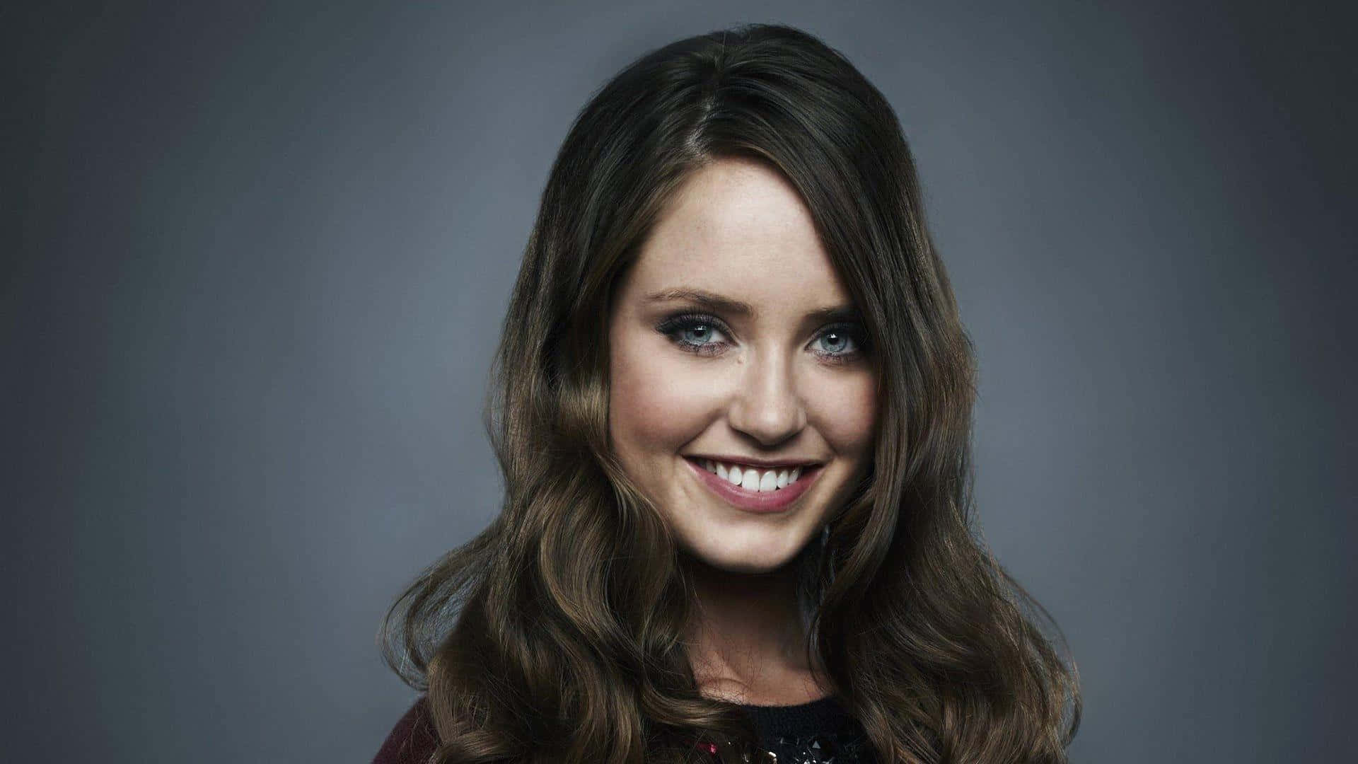 Merritt Patterson, wavy brown hair, bright blue eyes, Full HD Desktop Wallpaper