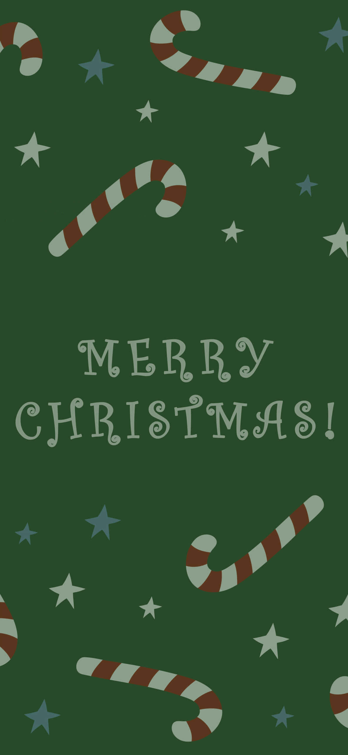 Candy Cane Christmas Aesthetic, MERRY CHRISTMAS!, dark green, 2K Phone Wallpaper