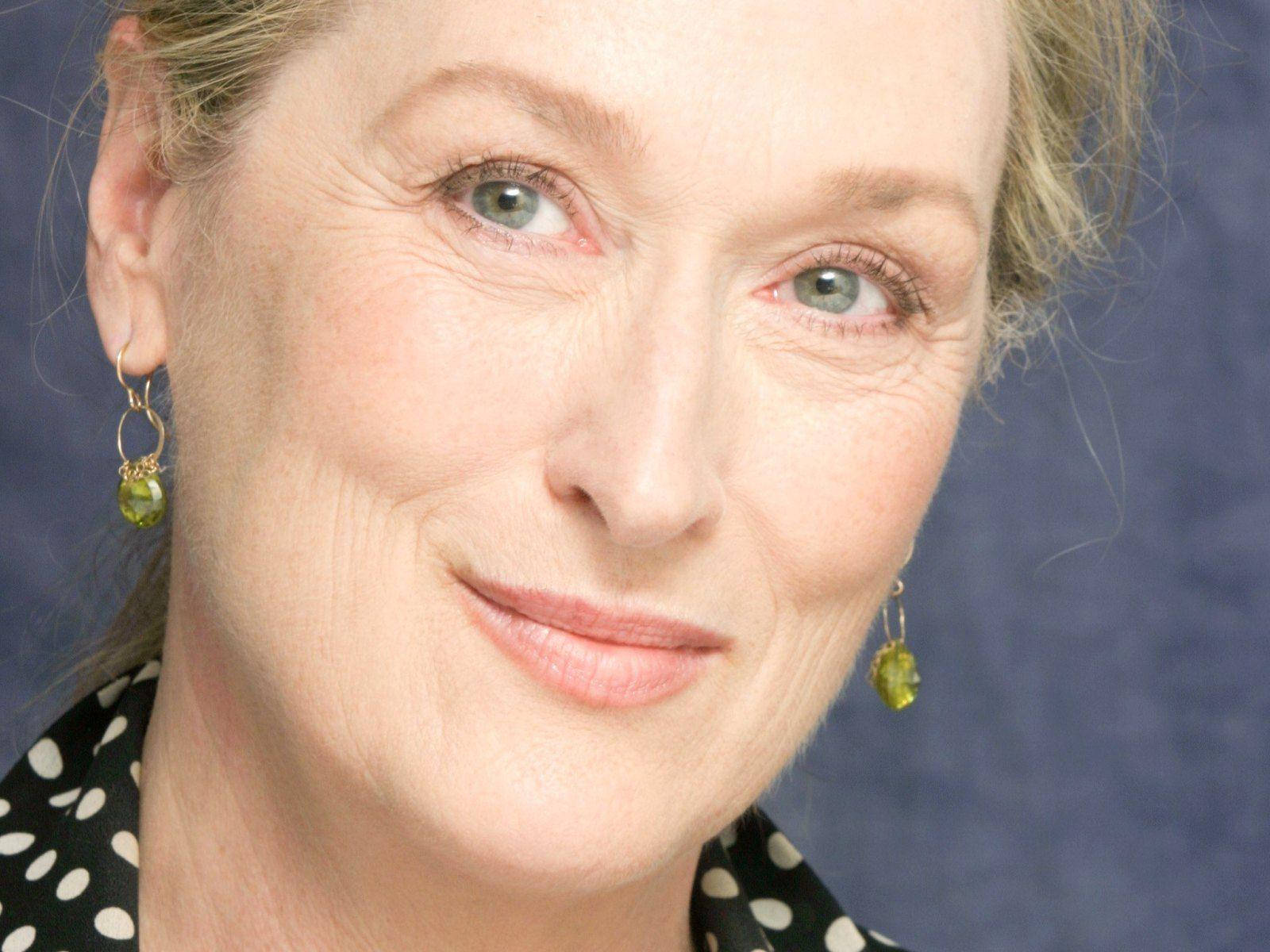 Meryl Streep, green eyes, blonde hair, HD Desktop Wallpaper