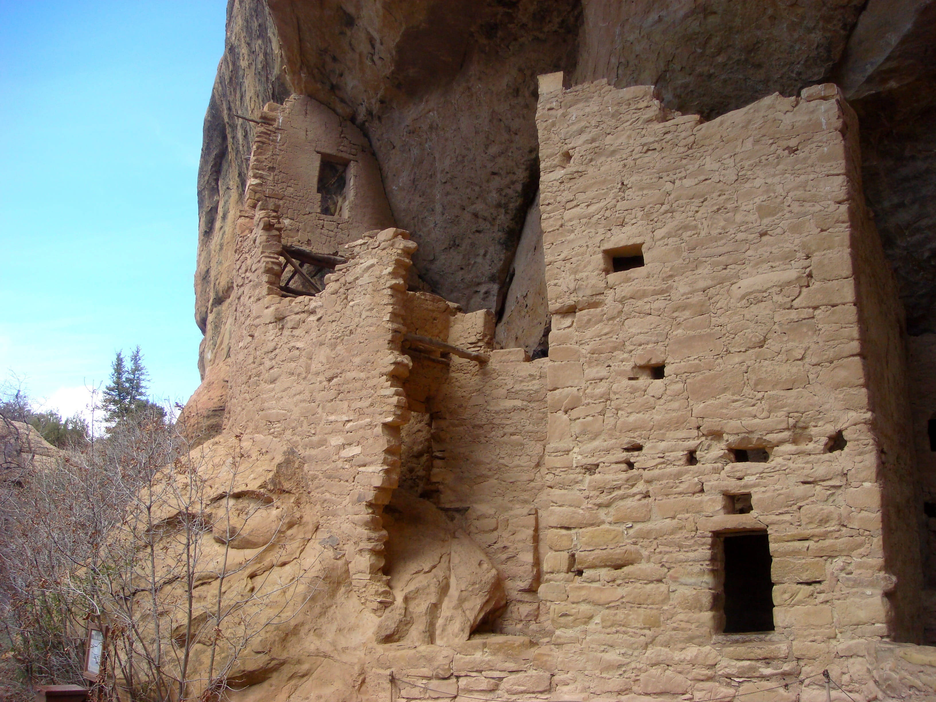 Mesa Verde, cliff-dwelling ruins, sandstone, 2K Desktop Wallpaper