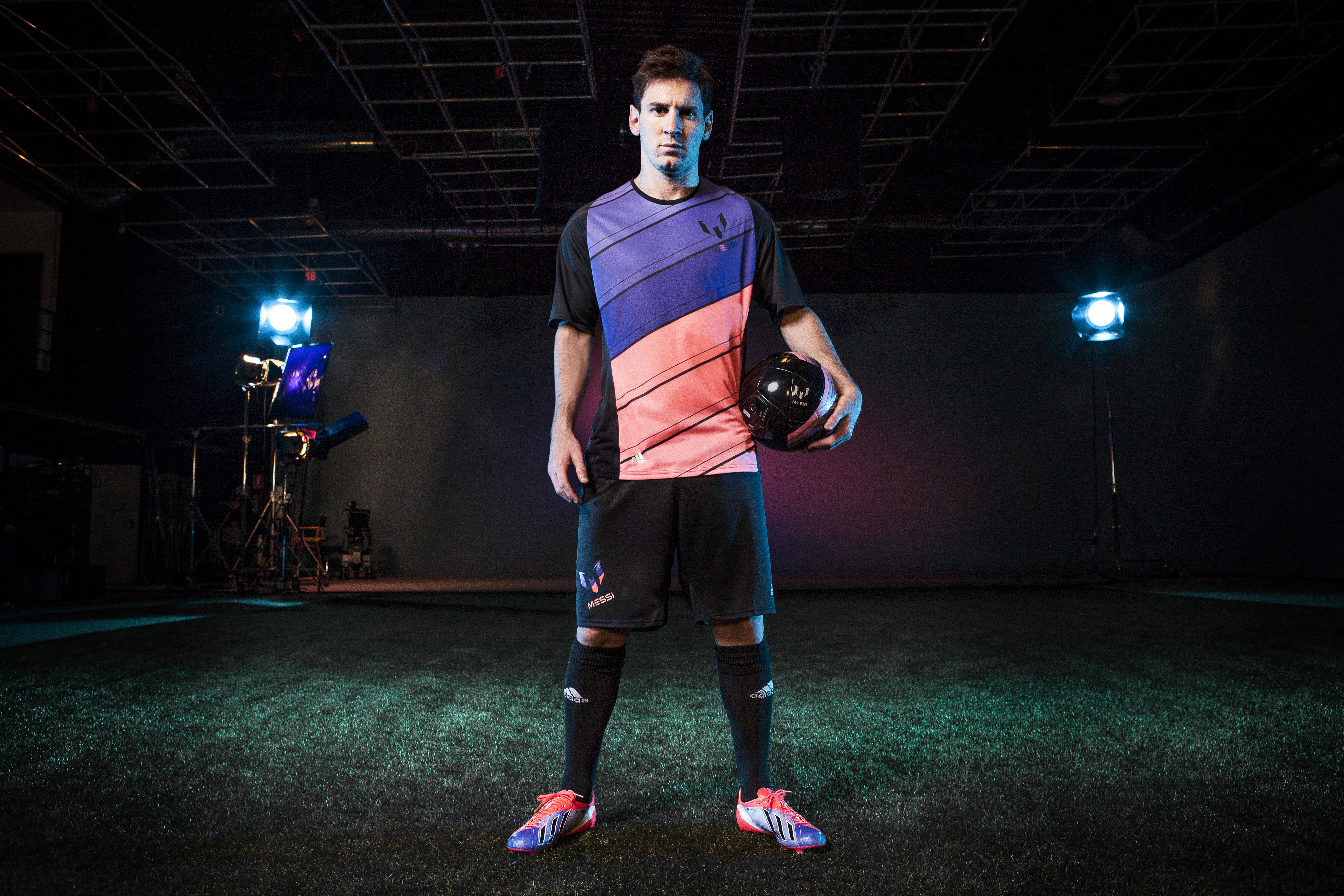 Messi, 4K Ultra HD, studio lights, 5K Desktop Wallpaper