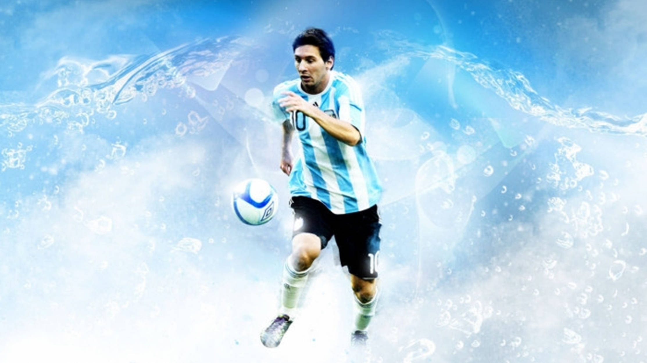 Messi Argentina, Argentina jersey, soccer player, Full HD Desktop Wallpaper