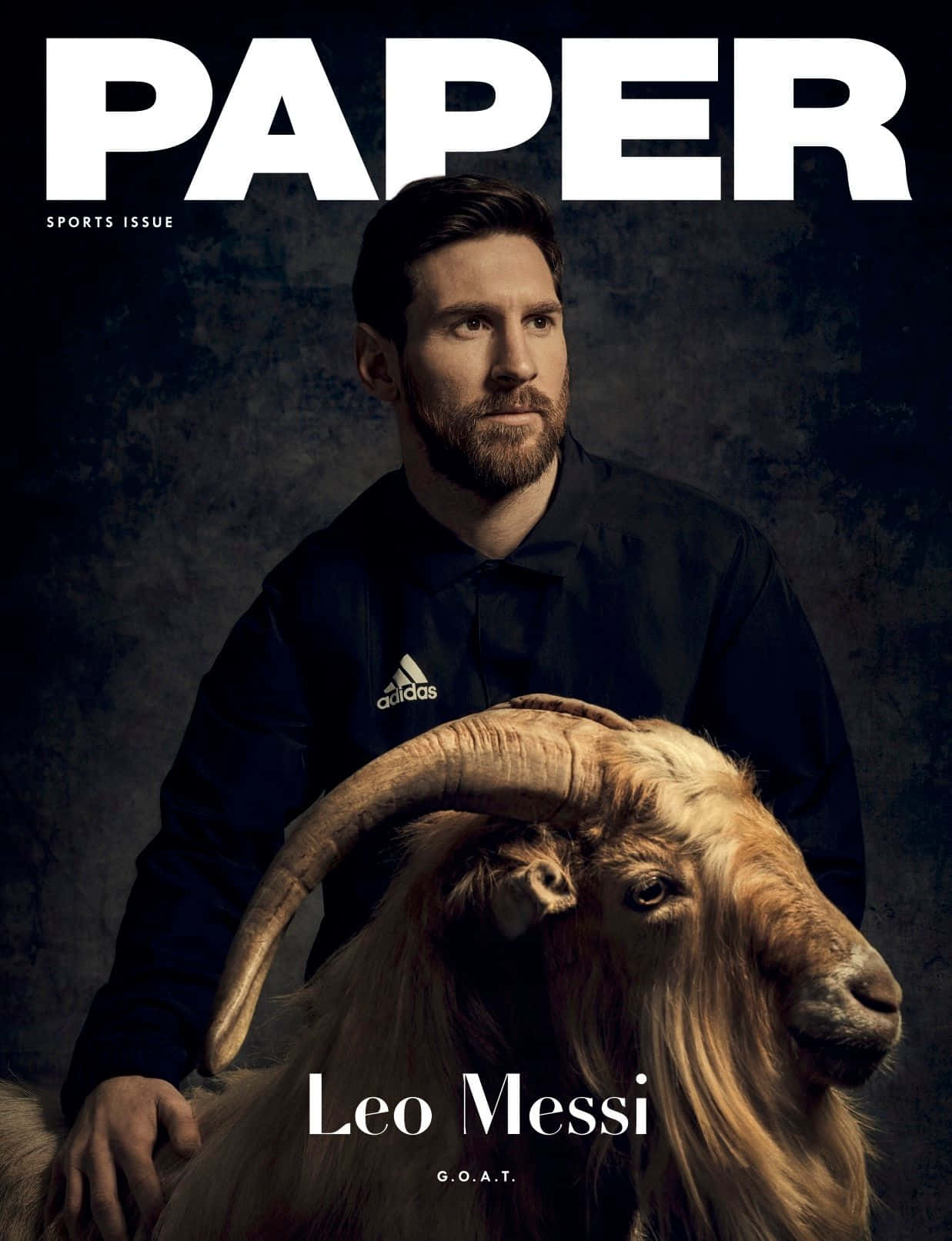 Messi, G O A T, paper magazine cover, HD Phone Wallpaper