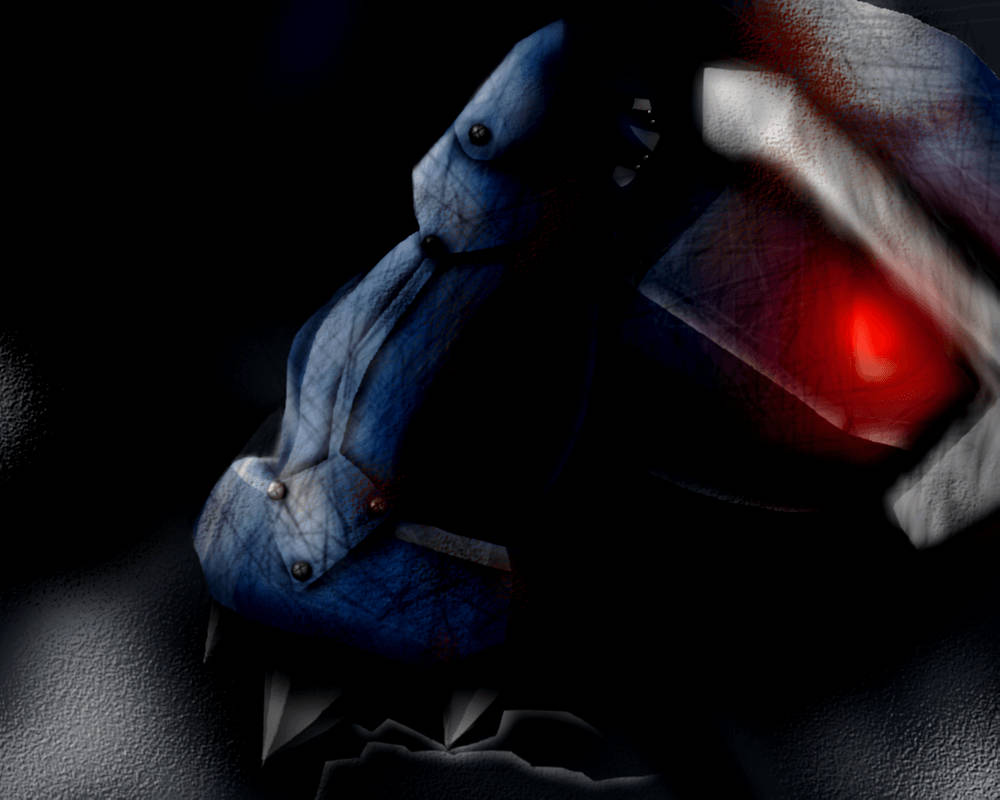 Metagross, glowing red eye, blue creature, SD Desktop Wallpaper