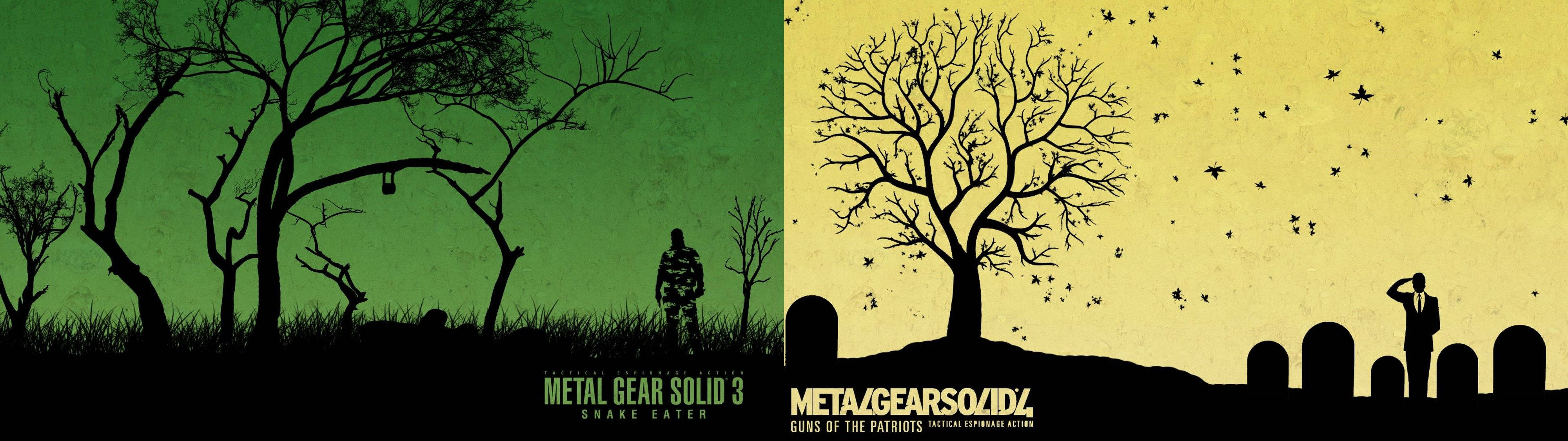 Metal Gear Solid, ultra wide, green and yellow skies, 4K Desktop Wallpaper