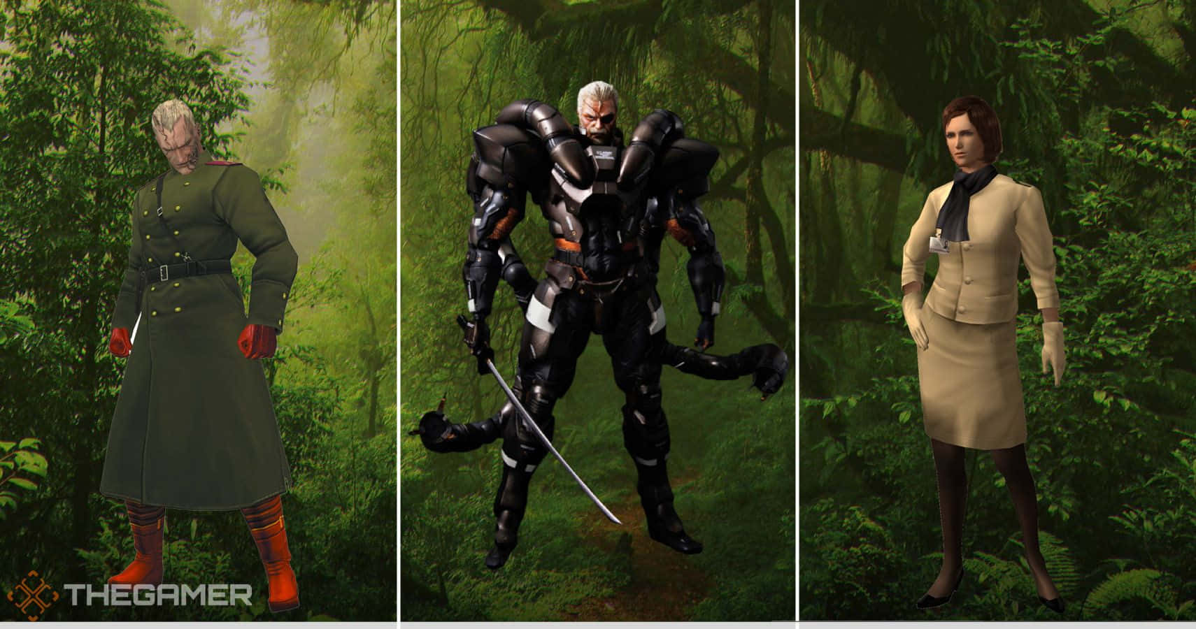 Metal Gear Solid Characters, soldier, cybernetic warrior with sword, HD Desktop Wallpaper