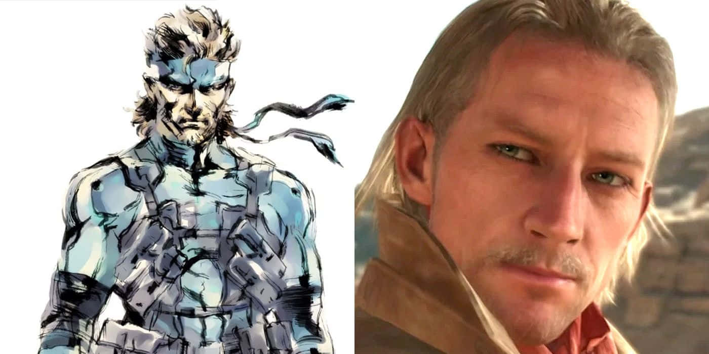 Metal Gear Solid Characters, stylized illustrated soldier, realistic video game character, HD Desktop Wallpaper
