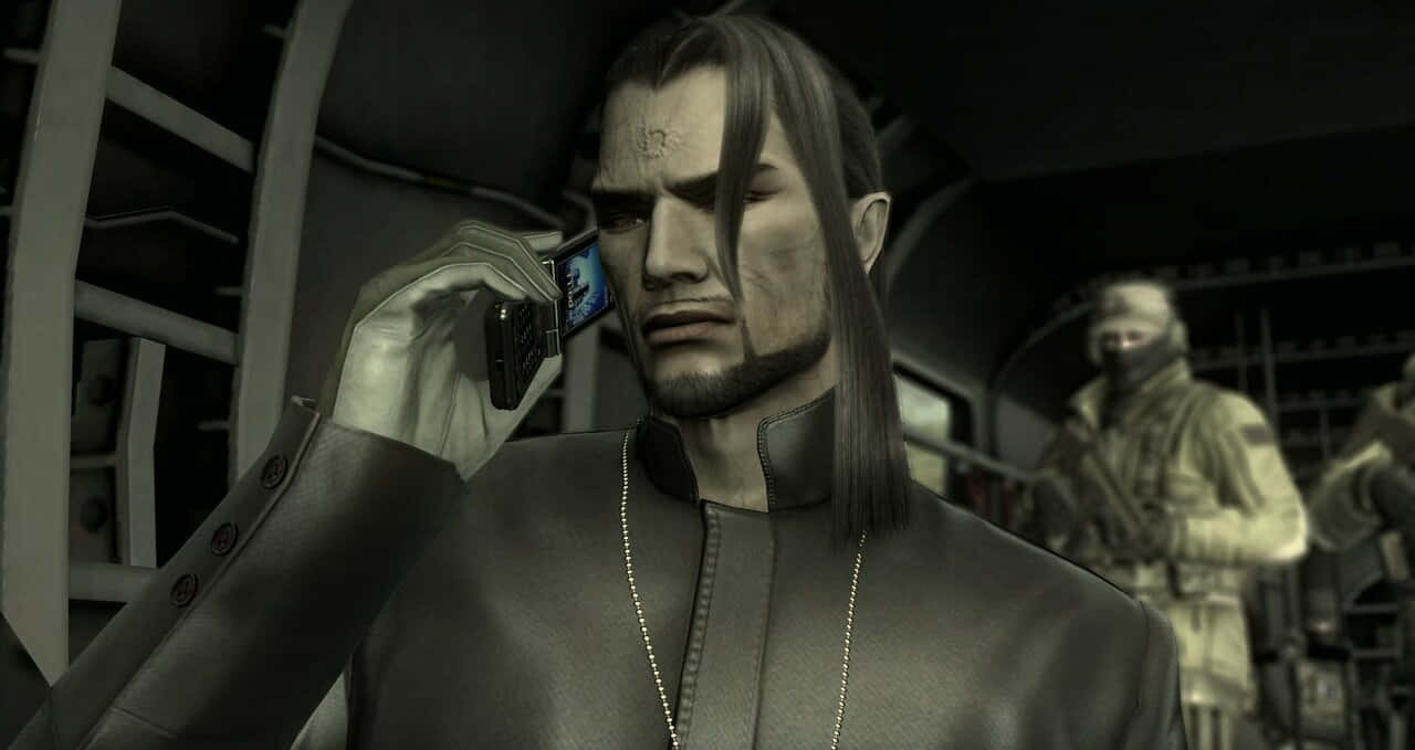 Metal Gear Solid Characters, long hair, phone, HD Desktop Wallpaper