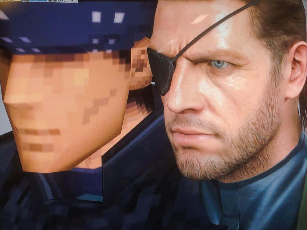 Metal Gear Solid Characters, eyepatch, pixelated, SD Desktop Wallpaper