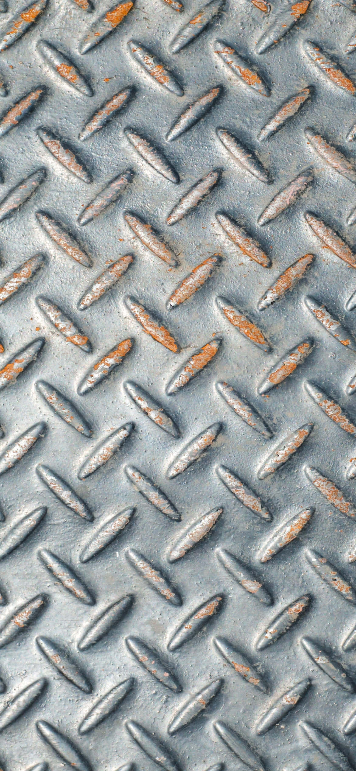 steel, diamond plate metal, rust spots, Full HD Phone Wallpaper
