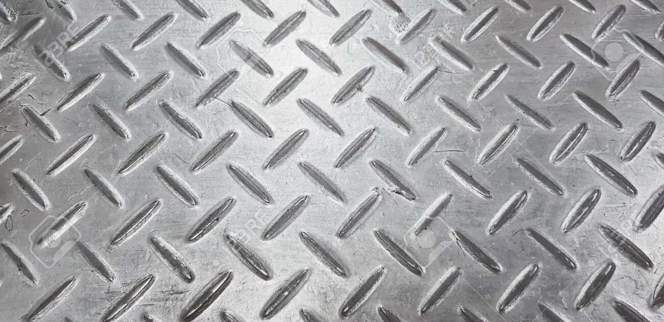 diamond plate metal, reflective silver finish, wear marks, HD Desktop Wallpaper
