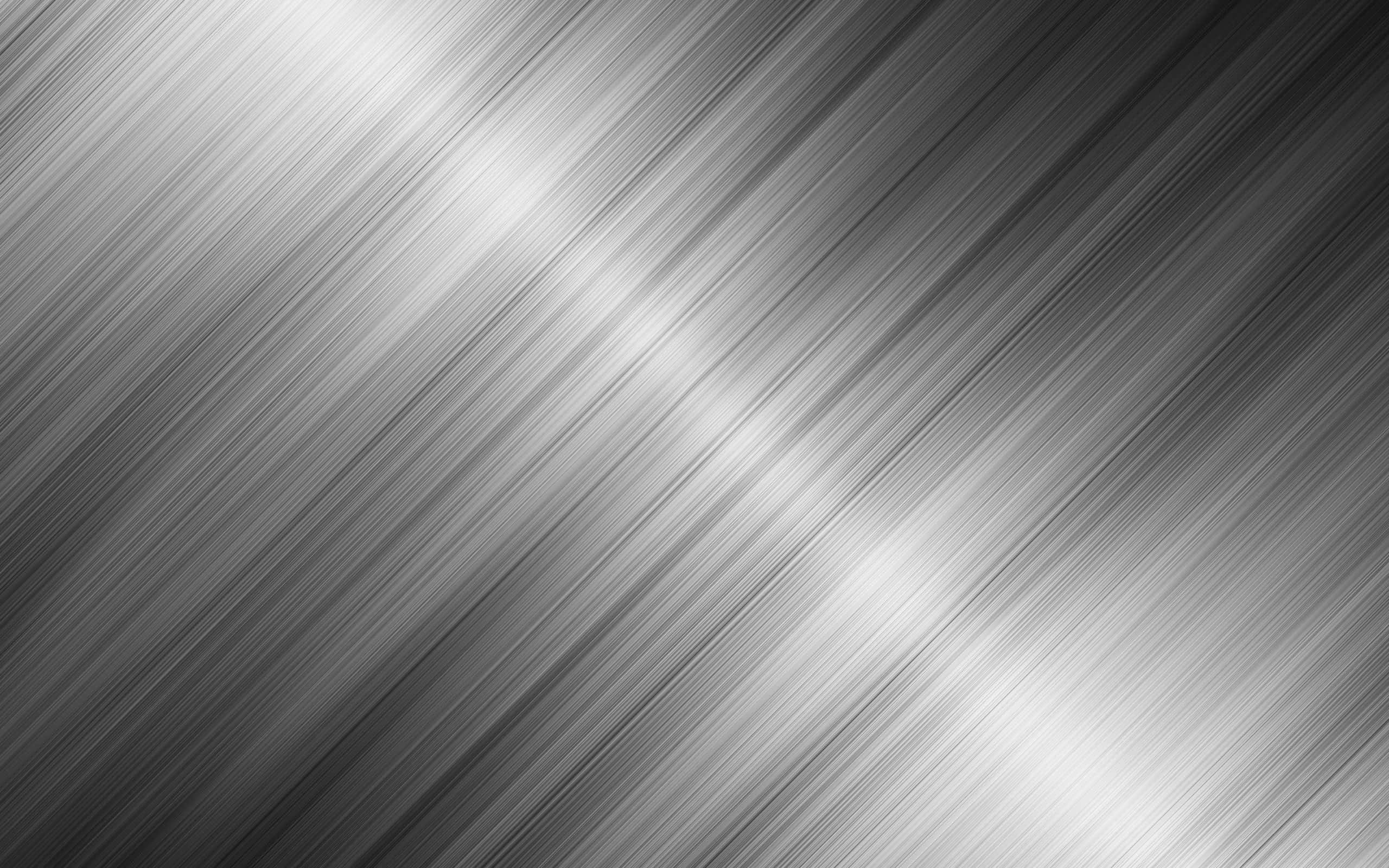 black, silver, brushed metal, 2K Desktop Wallpaper