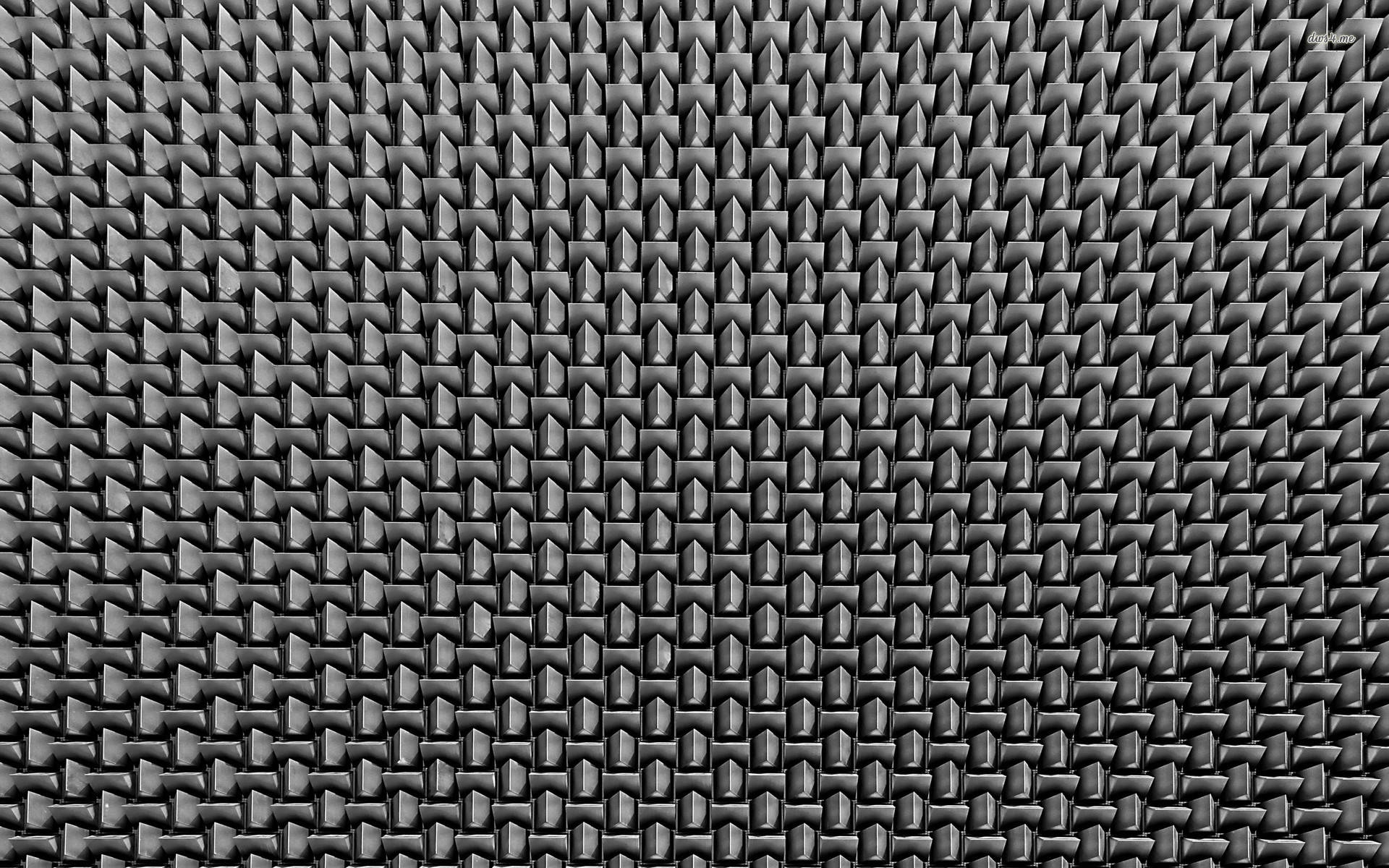 metal texture, dark gray, geometric pyramidal shapes, Full HD Desktop Wallpaper