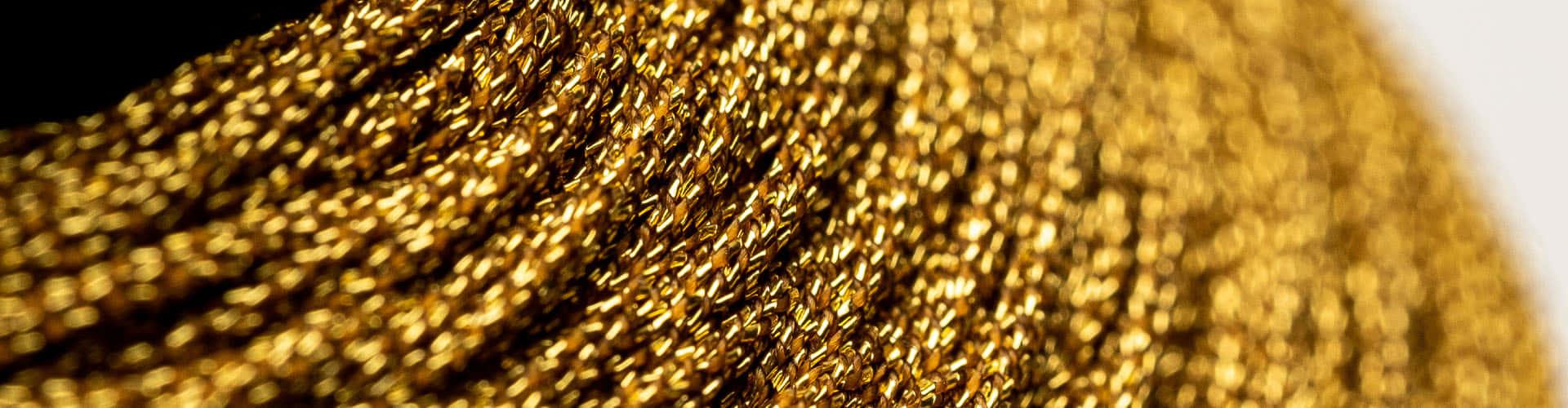 Metallic Gold, shimmering golden metallic threads, bokeh highlights, Full HD Desktop Wallpaper
