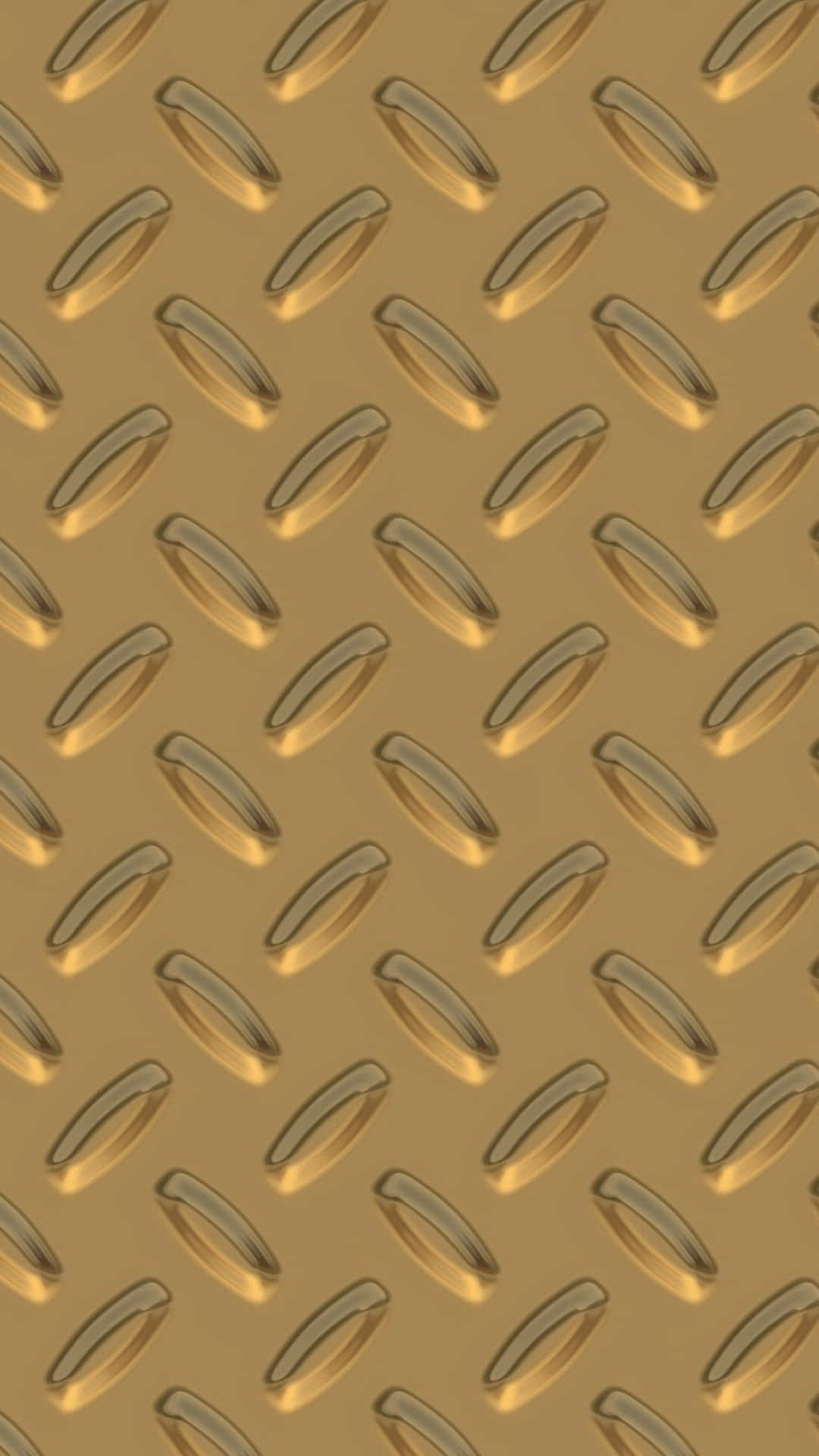 Metallic Gold, Golden diamond plate metal texture, repeating raised oval patterns, Full HD Phone Wallpaper