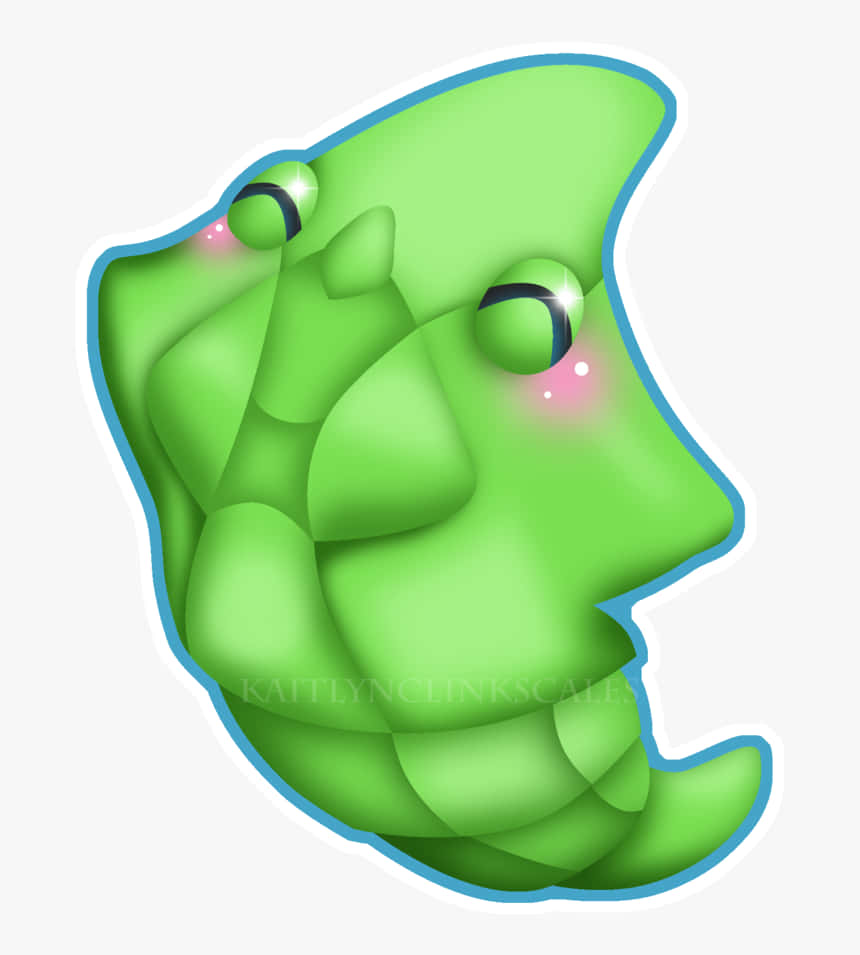 Metapod, green, cartoon, SD Phone Wallpaper
