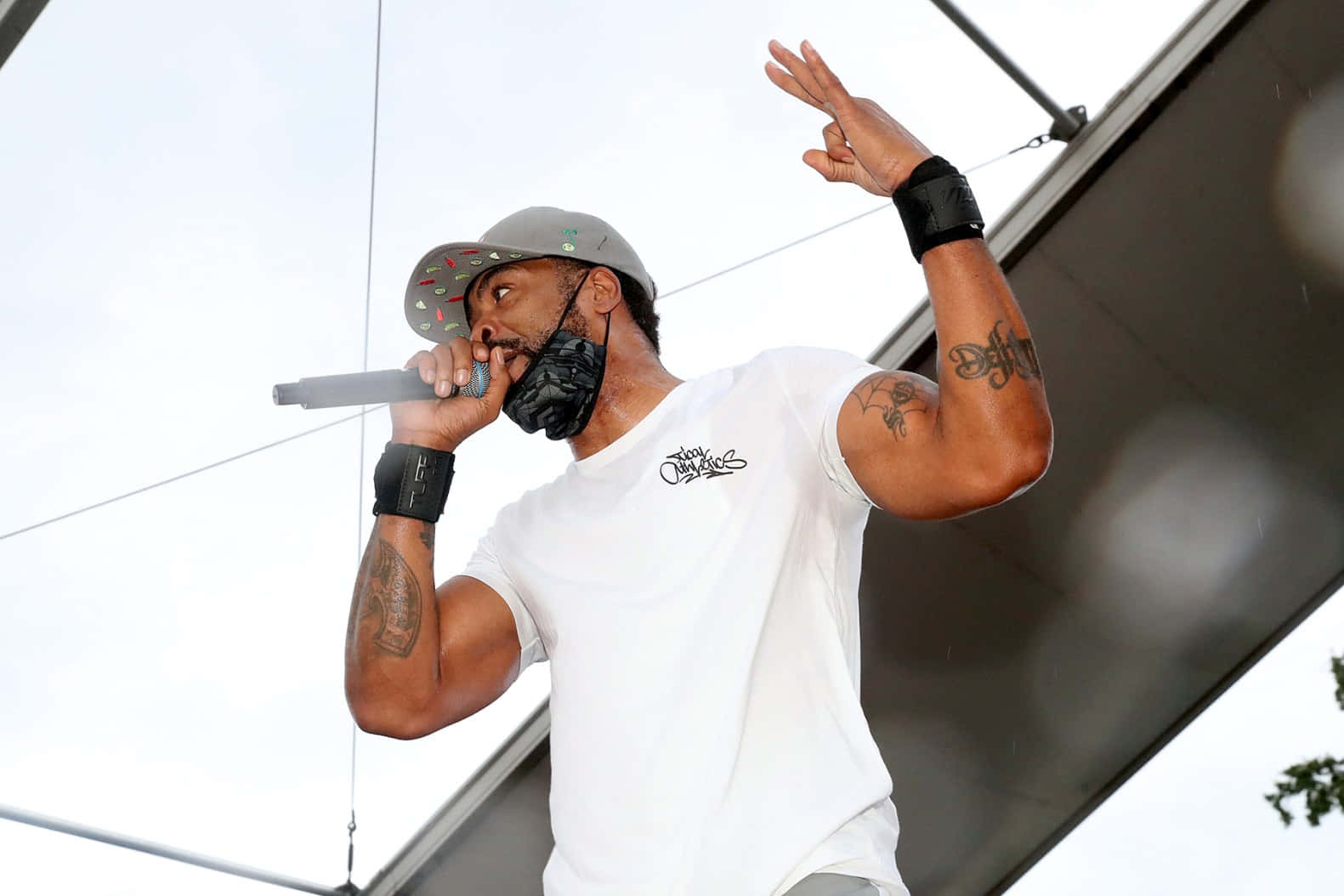 Method Man, gray cap, black face mask, HD Desktop Wallpaper