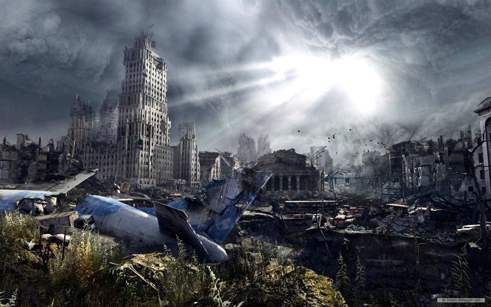 Metro 2033 Redux, ruined cityscape, broken skyscrapers, HD Desktop Wallpaper