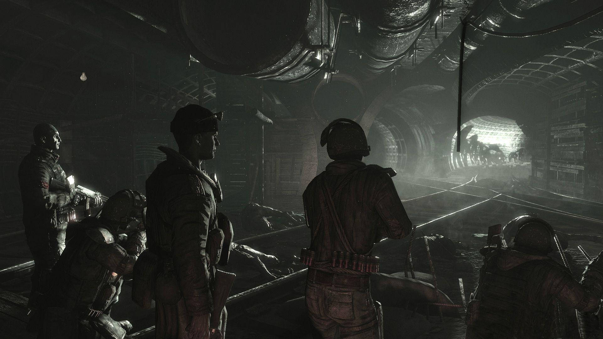 Metro 2033 Redux, tactical gear, dimly lit, Full HD Desktop Wallpaper